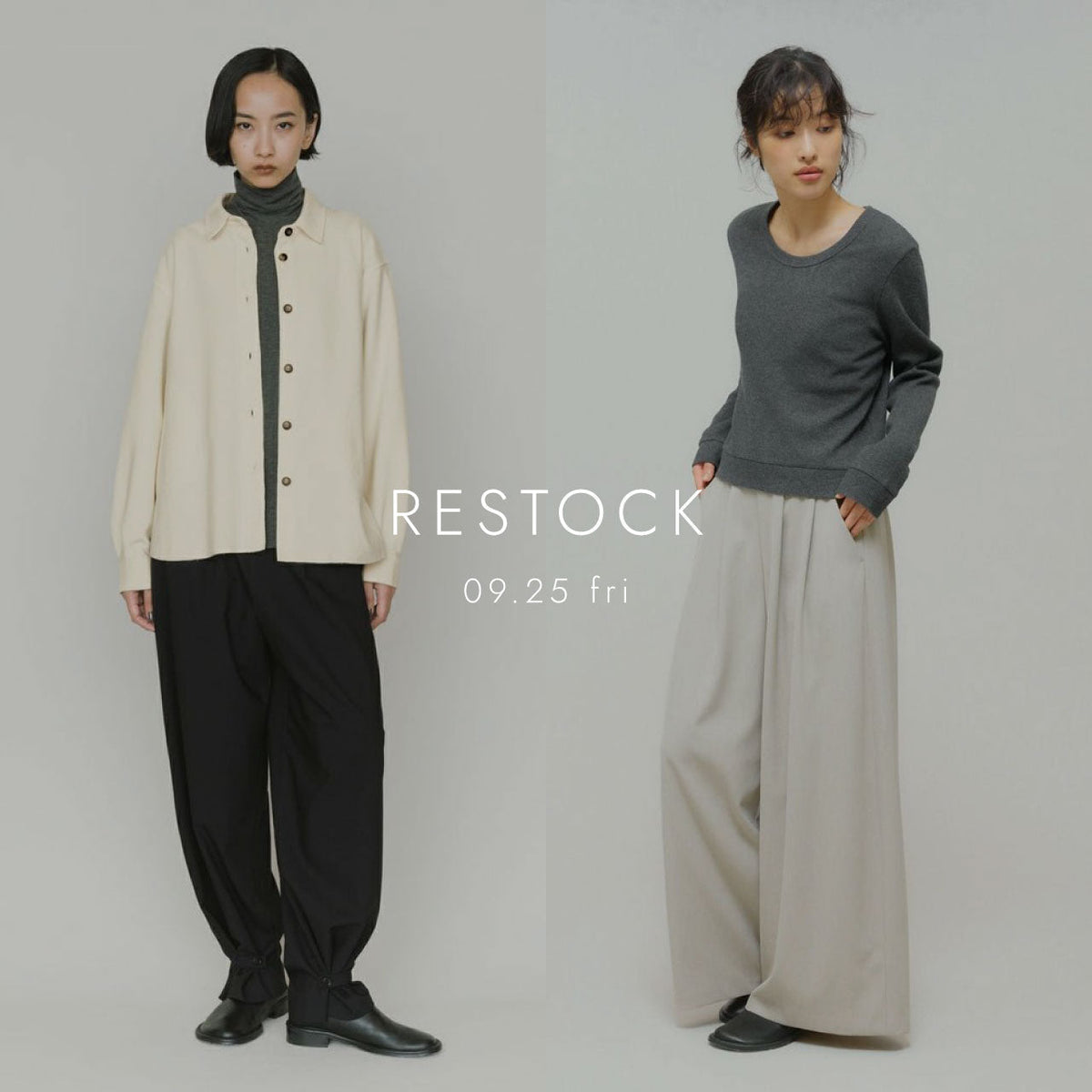 Restock Items : 09.25 fri