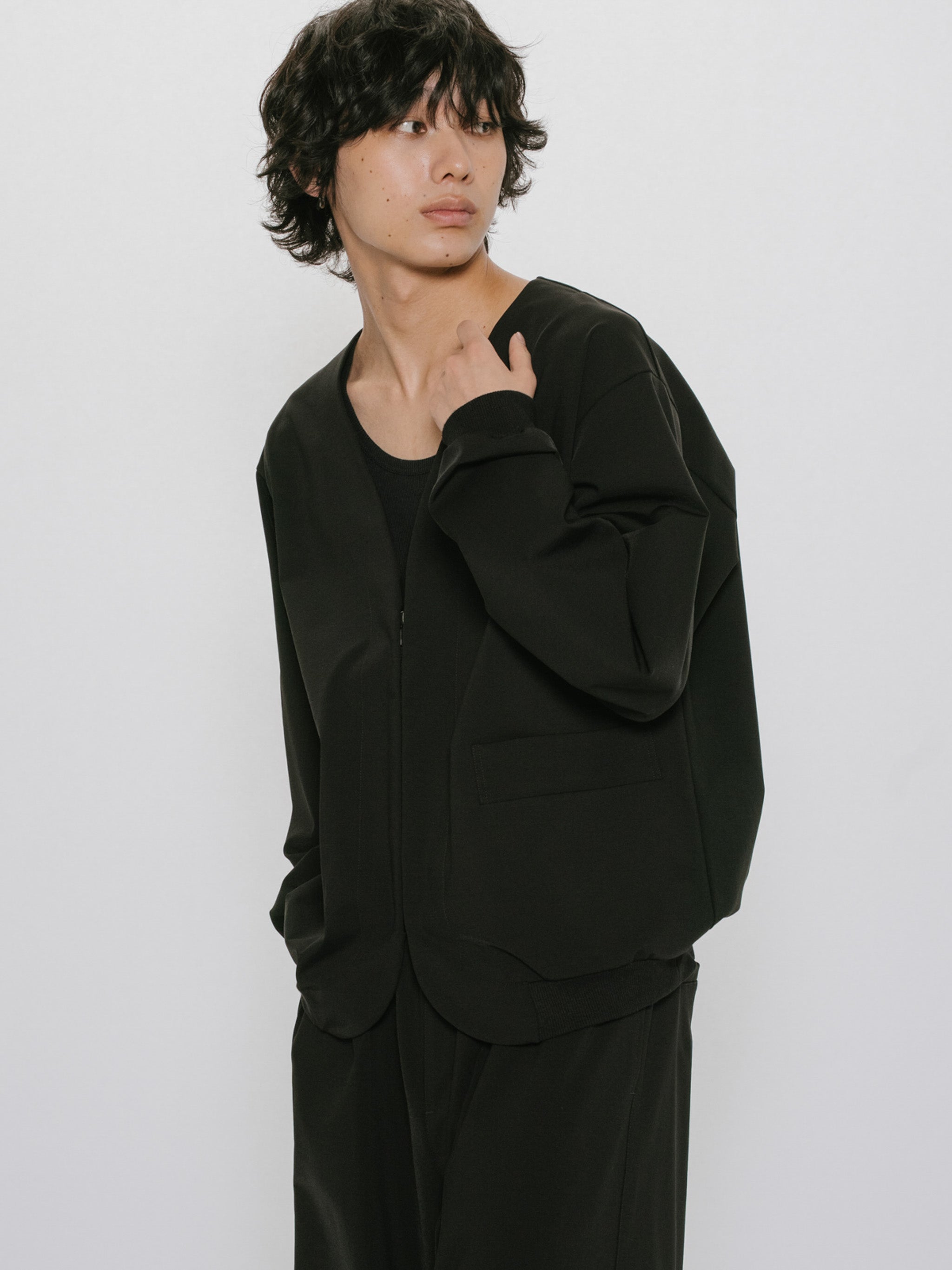 compression zip cardigan