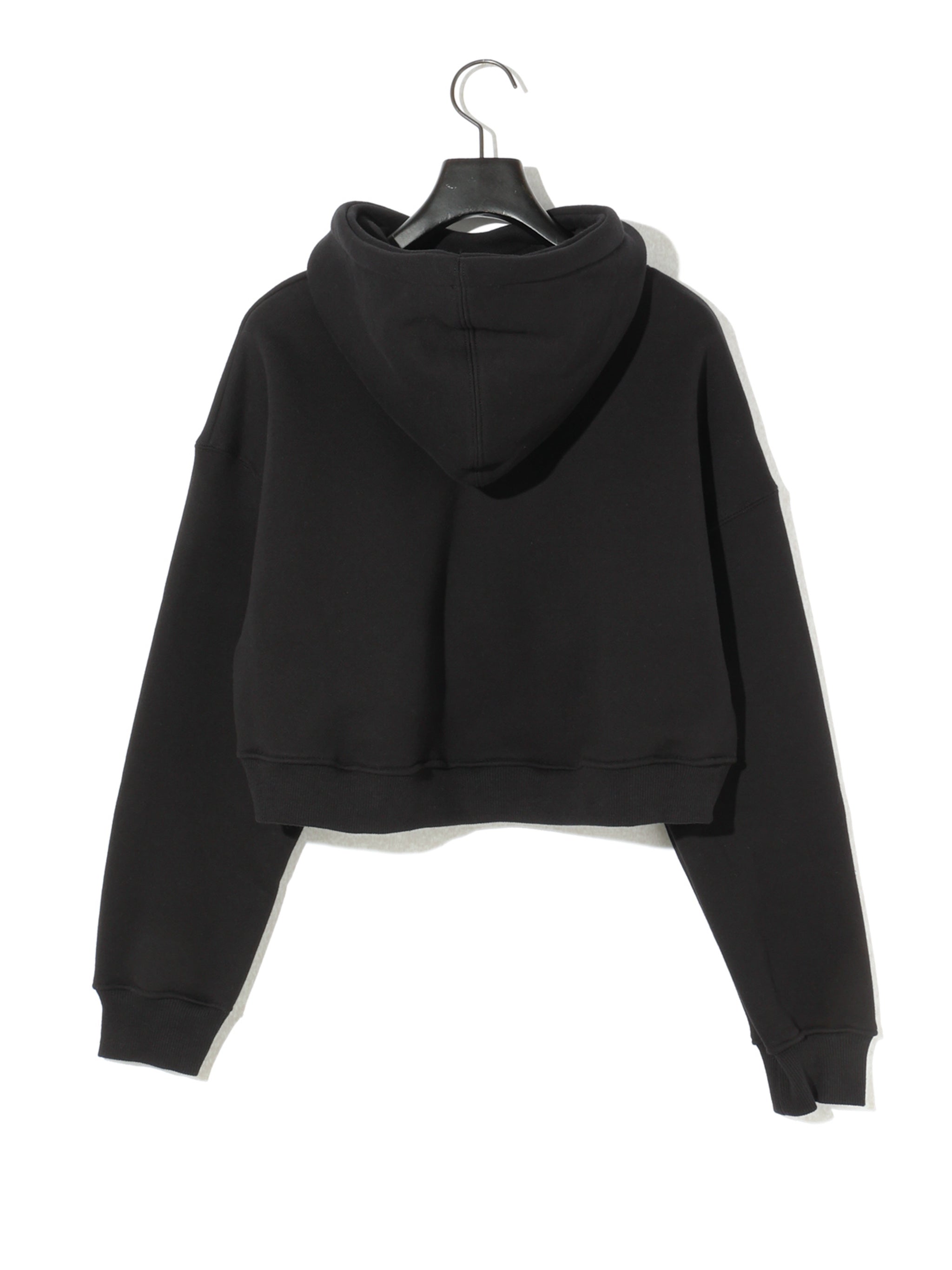 hooded short pullover