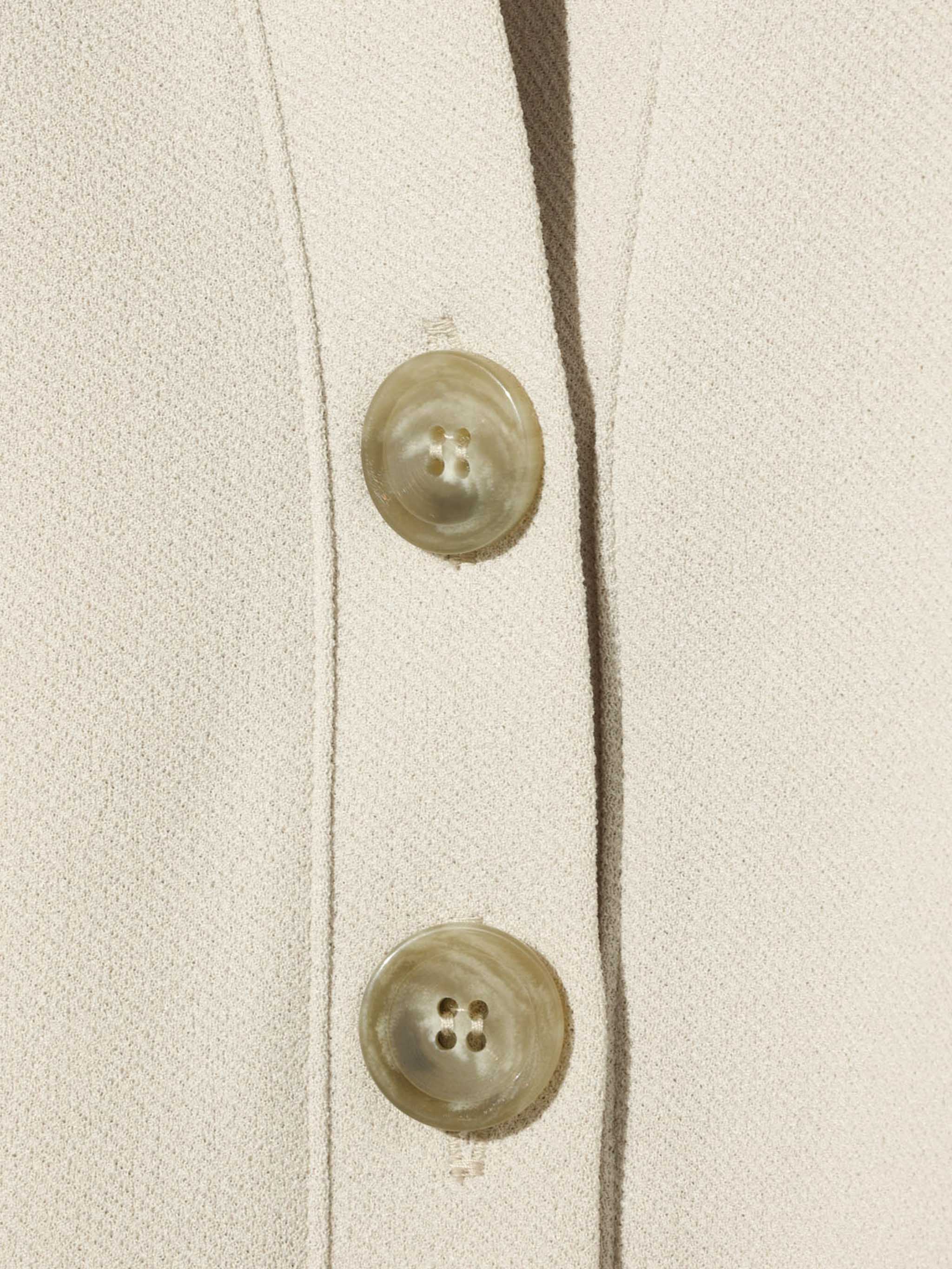 shaped design cardigan