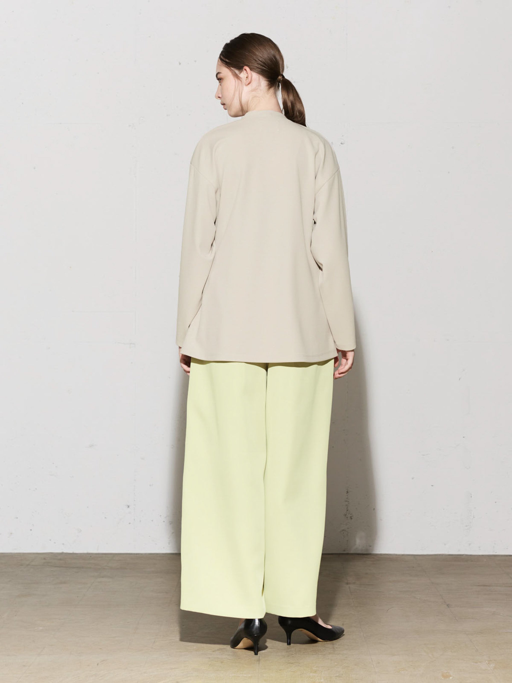 shaped design cardigan