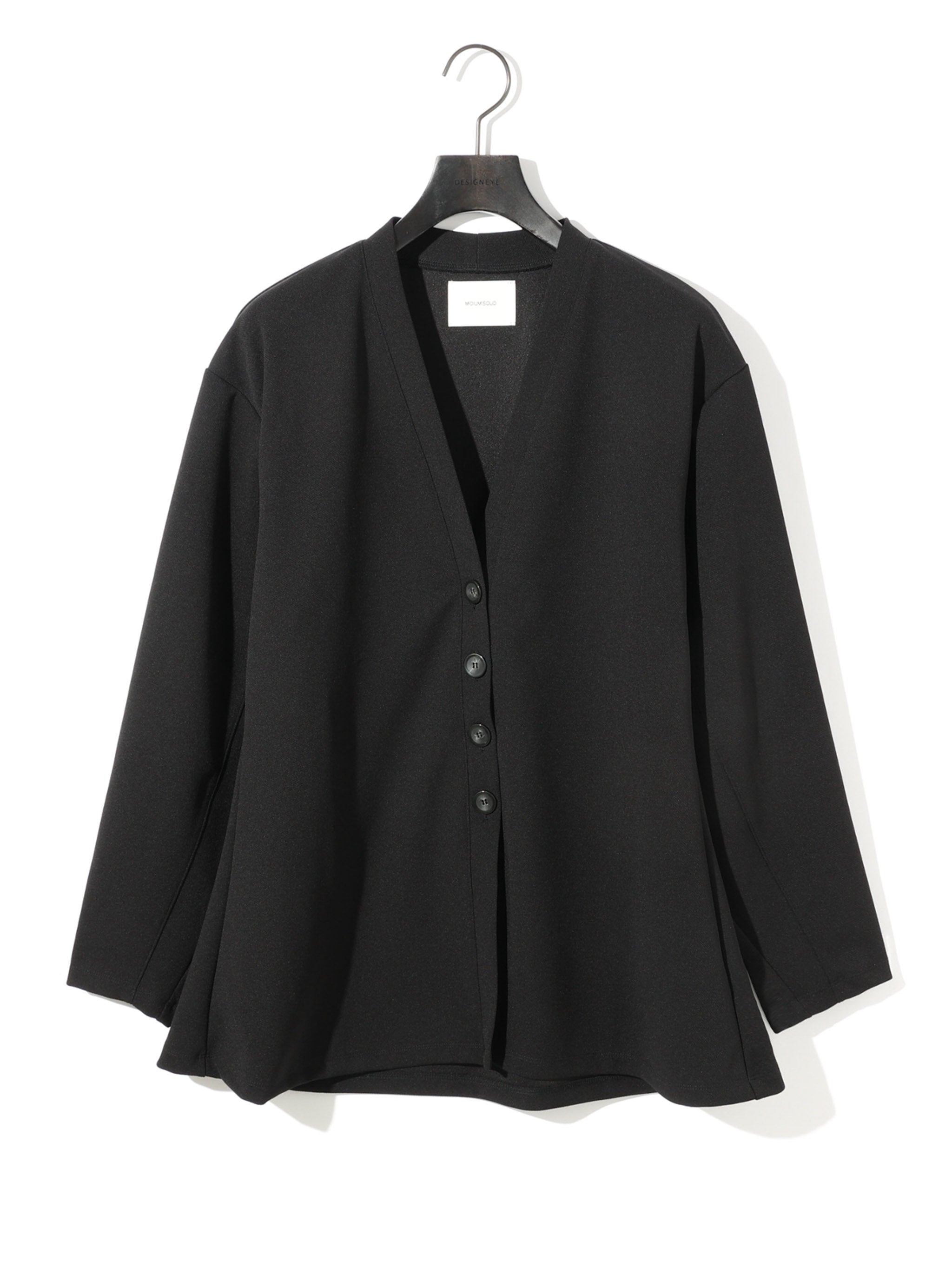 shaped design cardigan