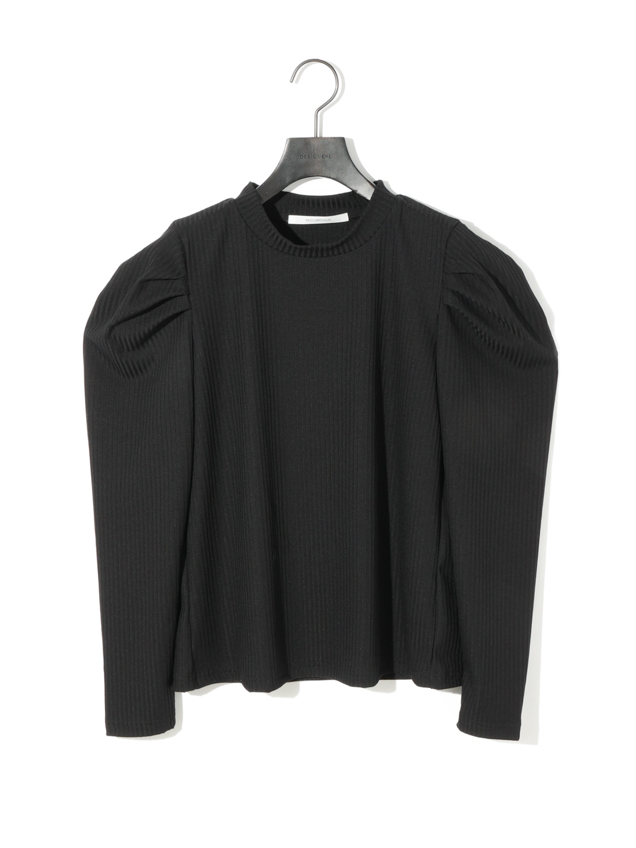 power shoulder rib pullover