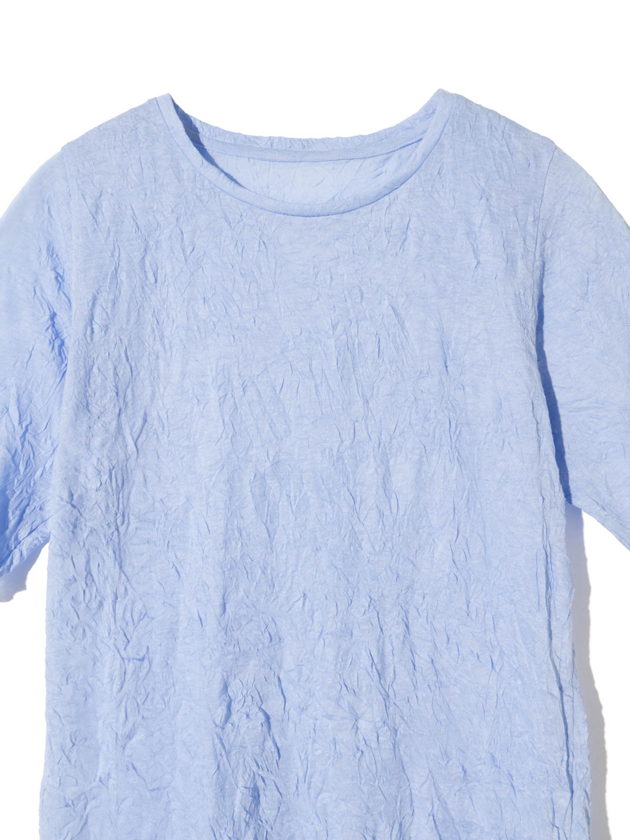 see-through crew neck half slv inner