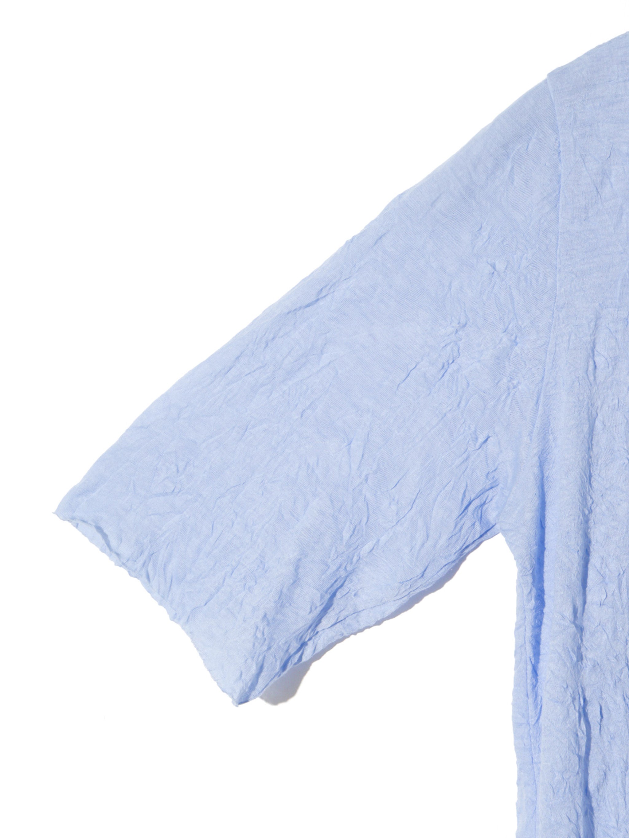 see-through crew neck half slv inner