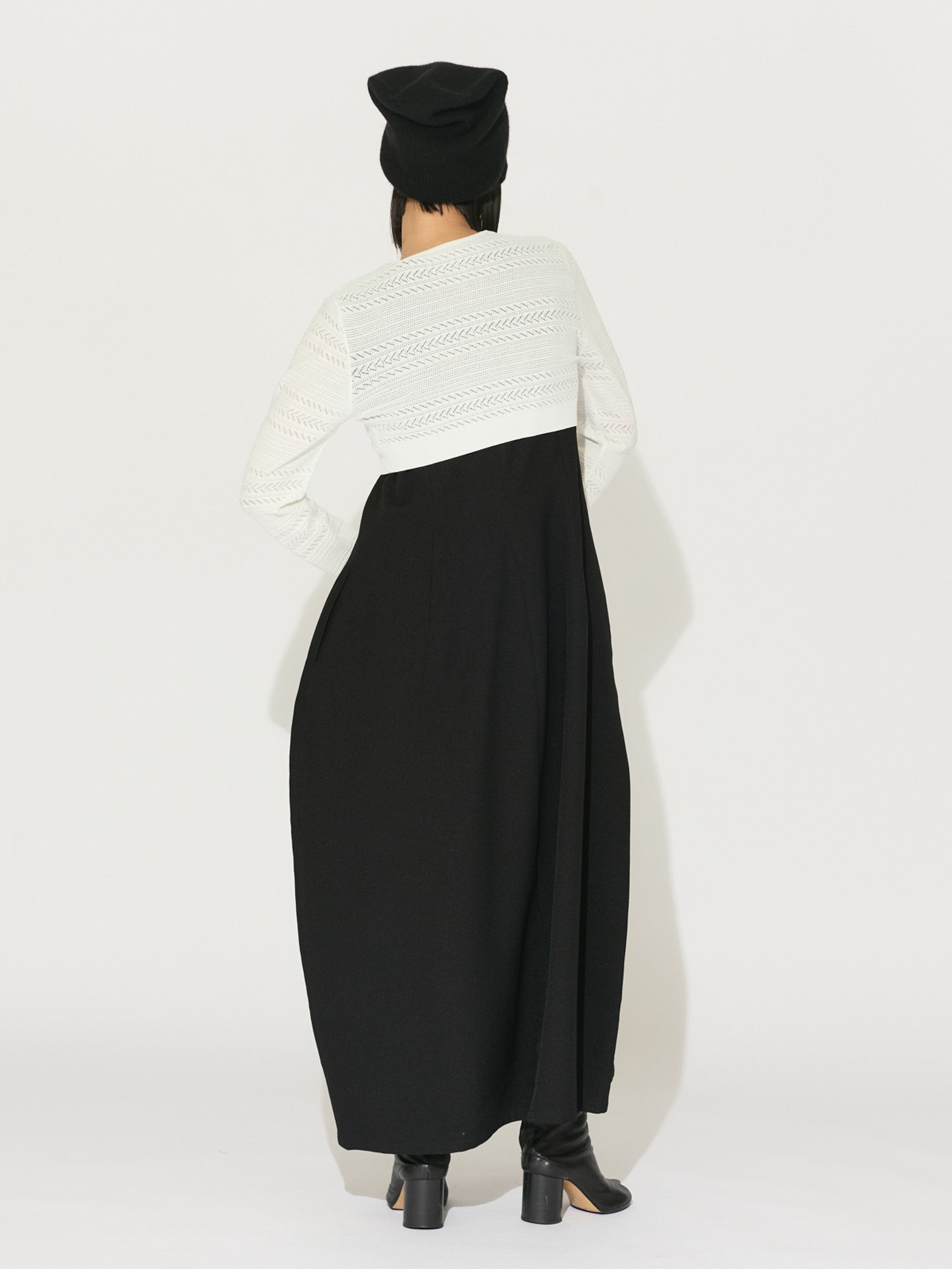 lace knit short cardigan