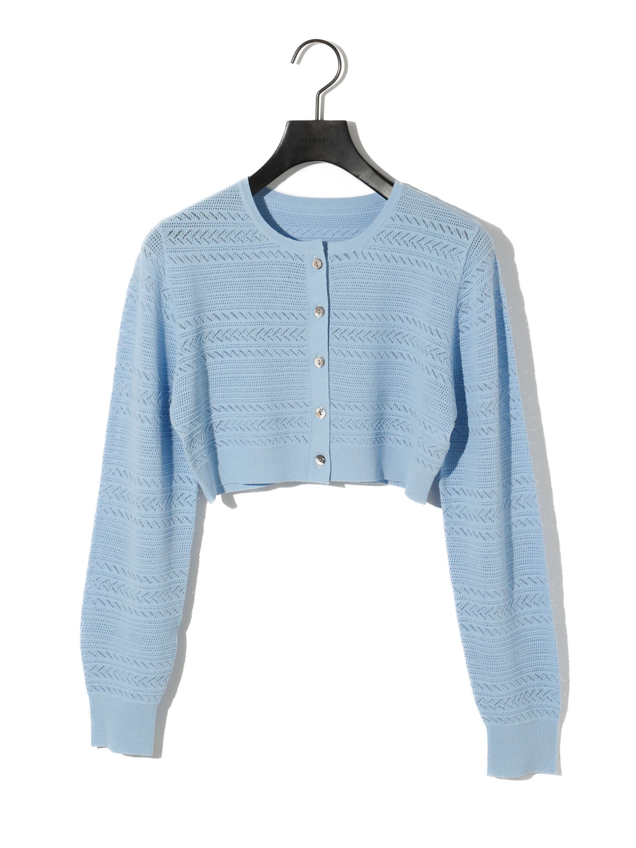 lace knit short cardigan