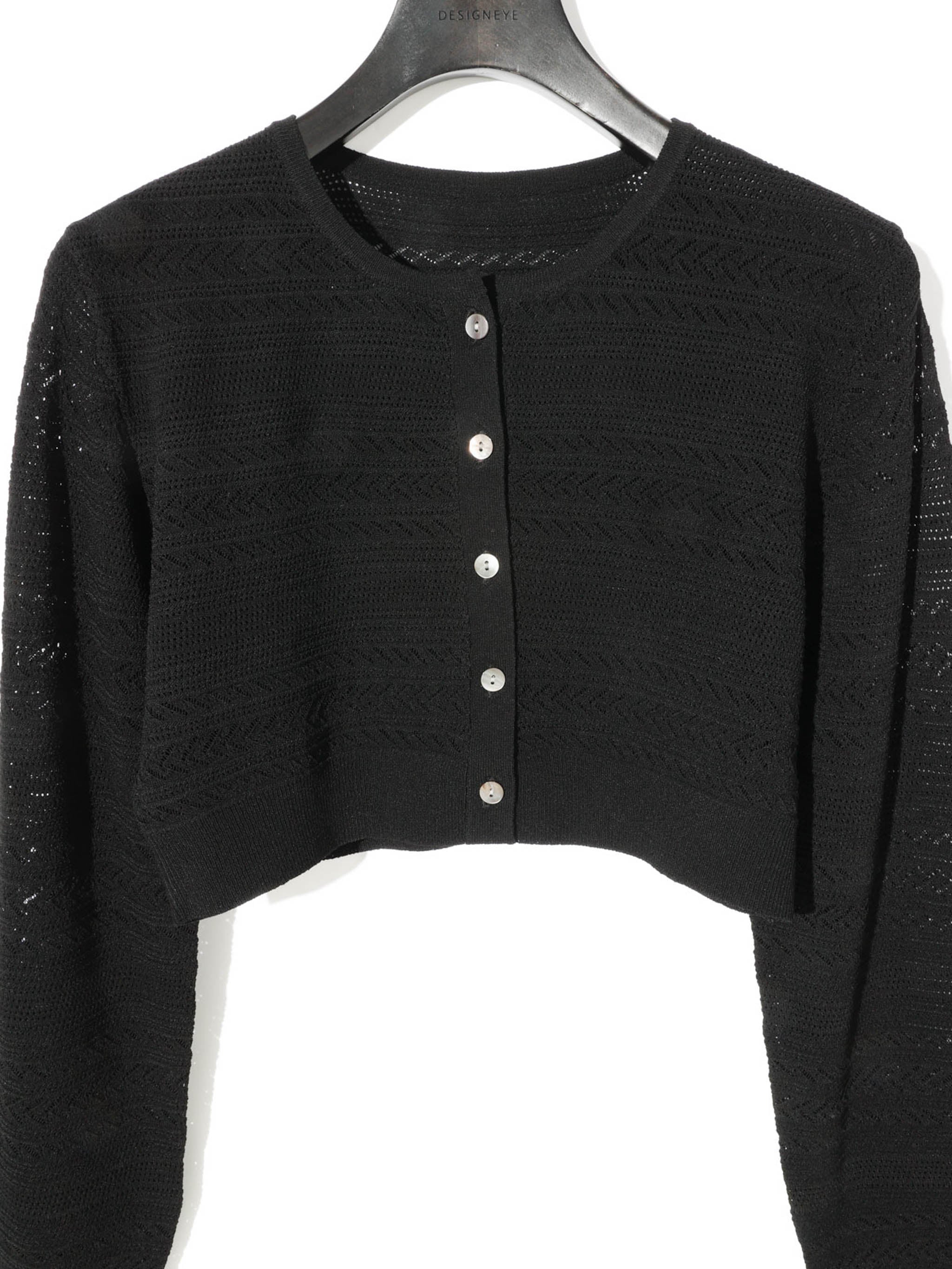 lace knit short cardigan