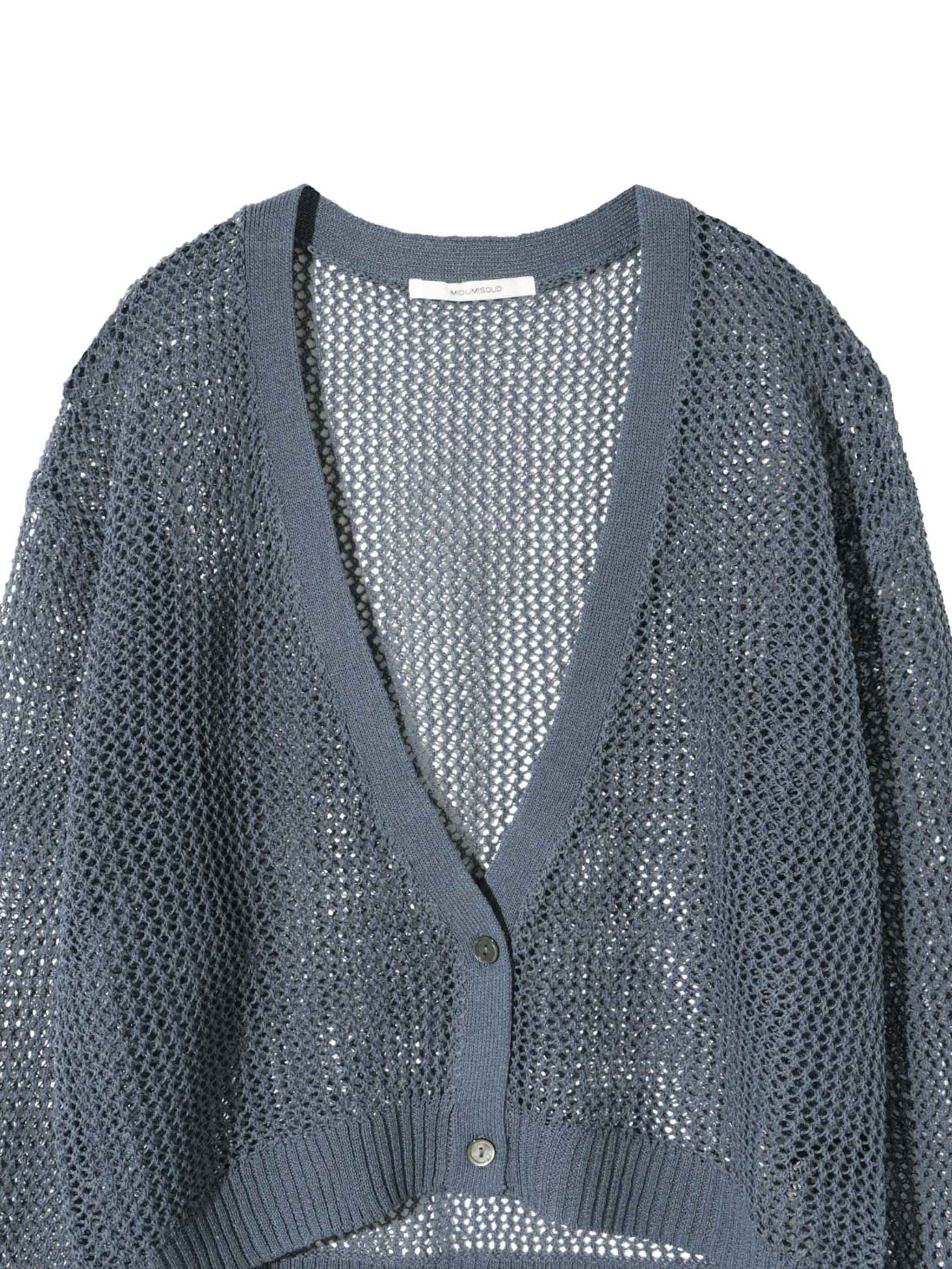 mesh short cardigan