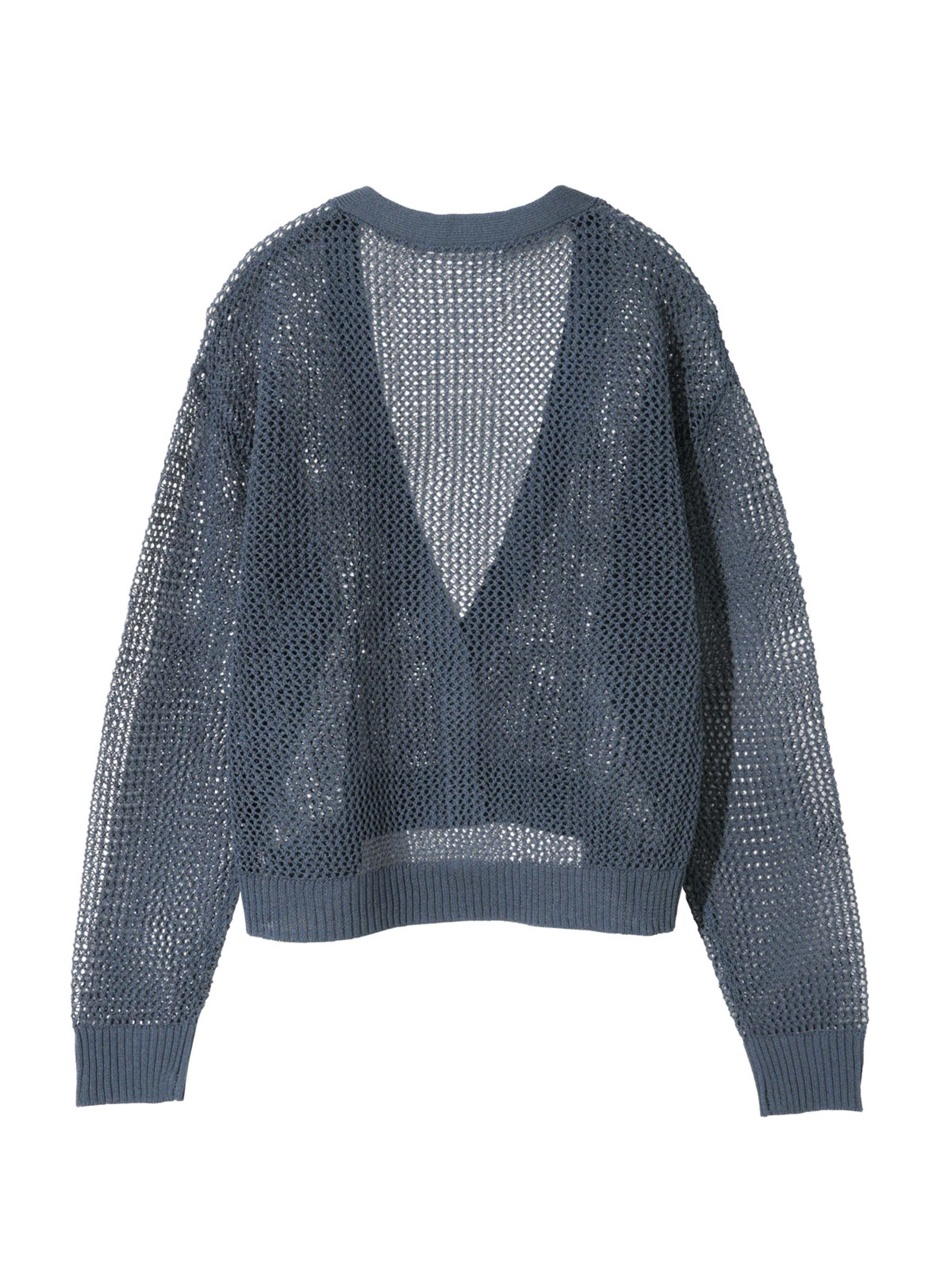 mesh short cardigan