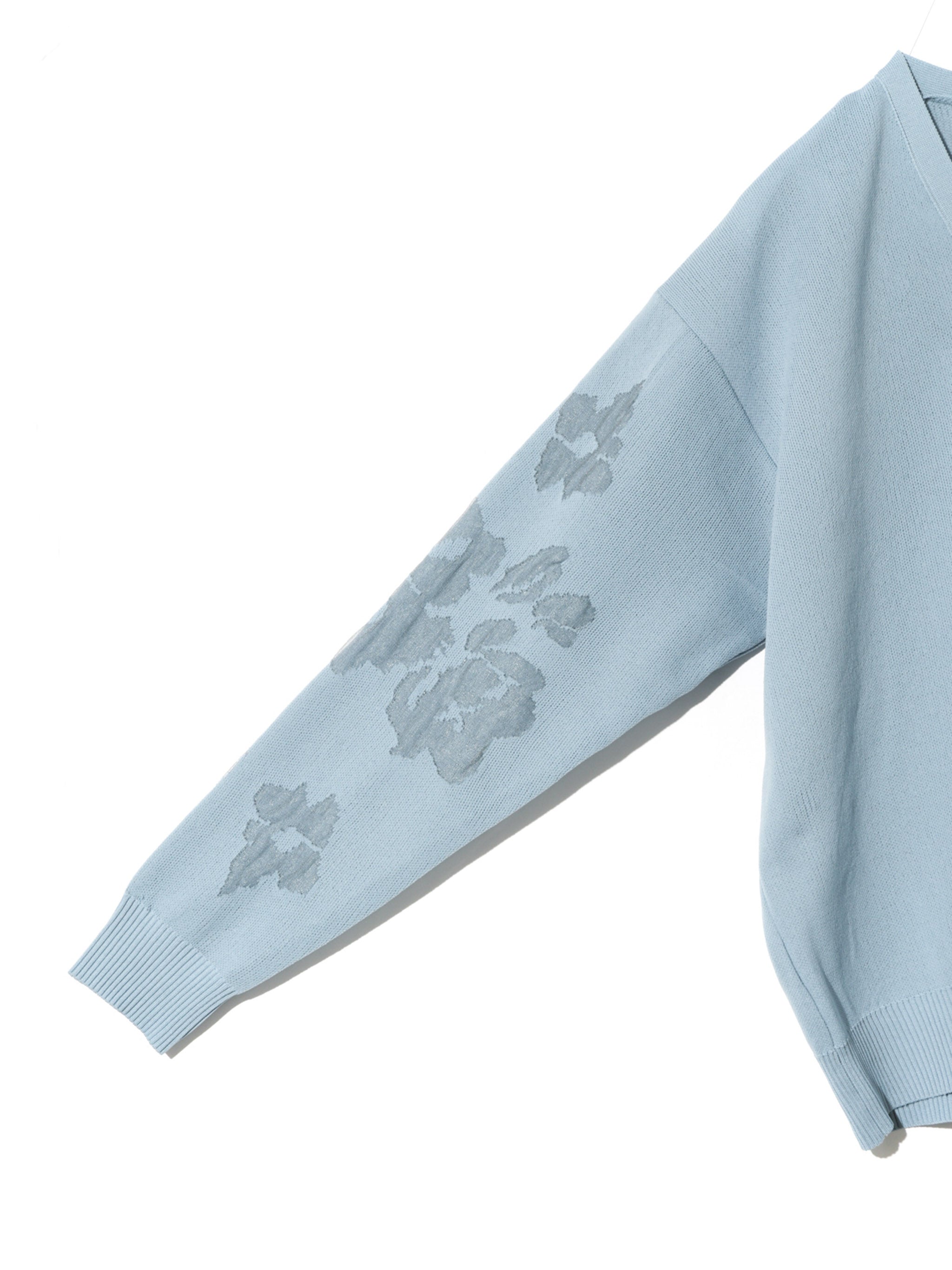 flower jacquard cardigan