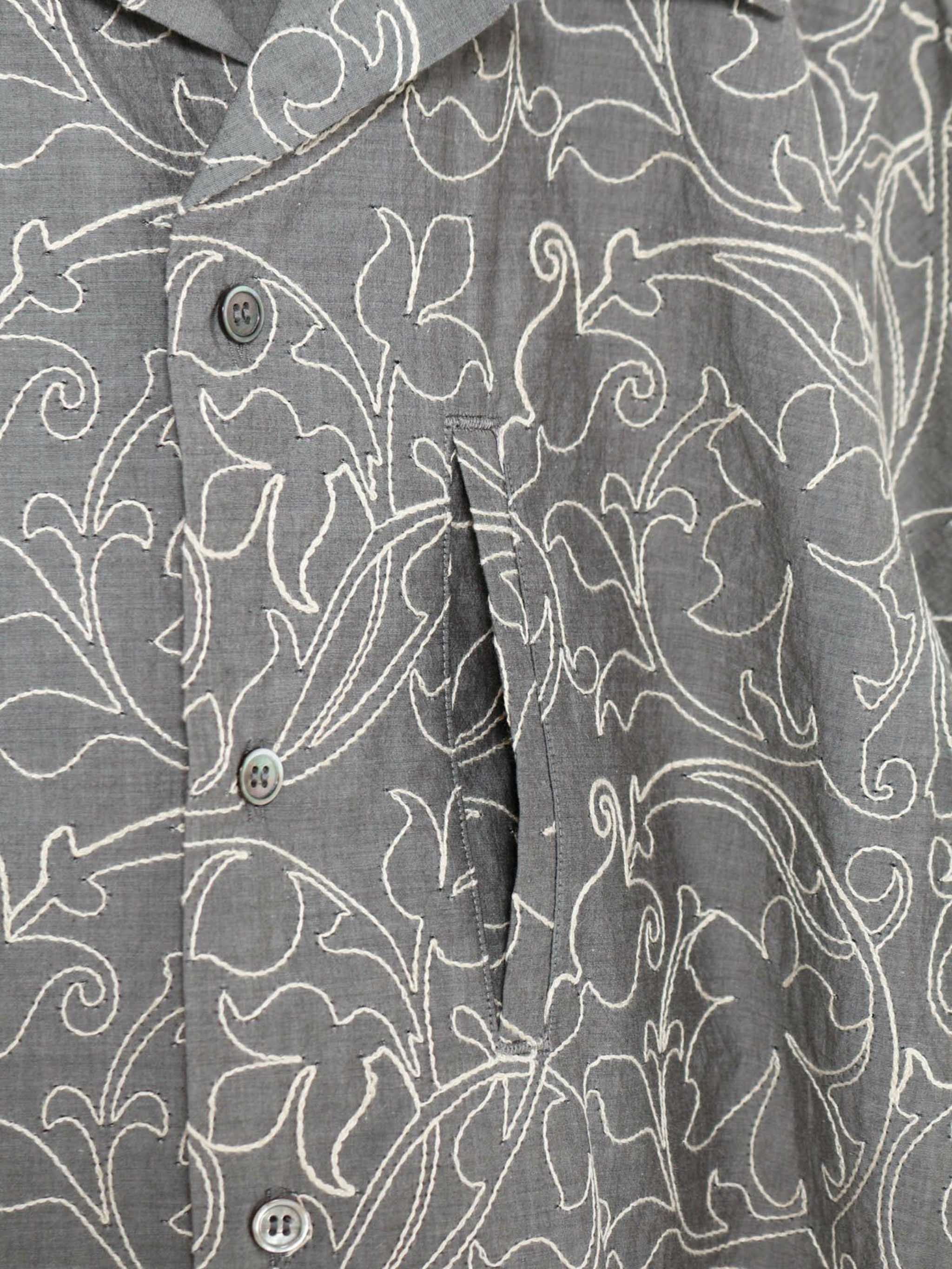 Men’s 刺繍シャツ【3-1385】