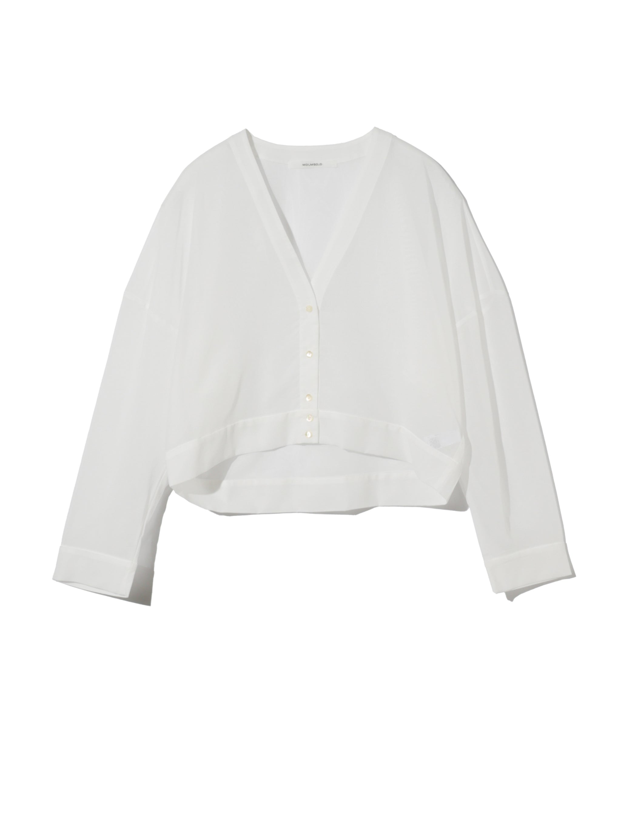 sheer voil V neck cardigan
