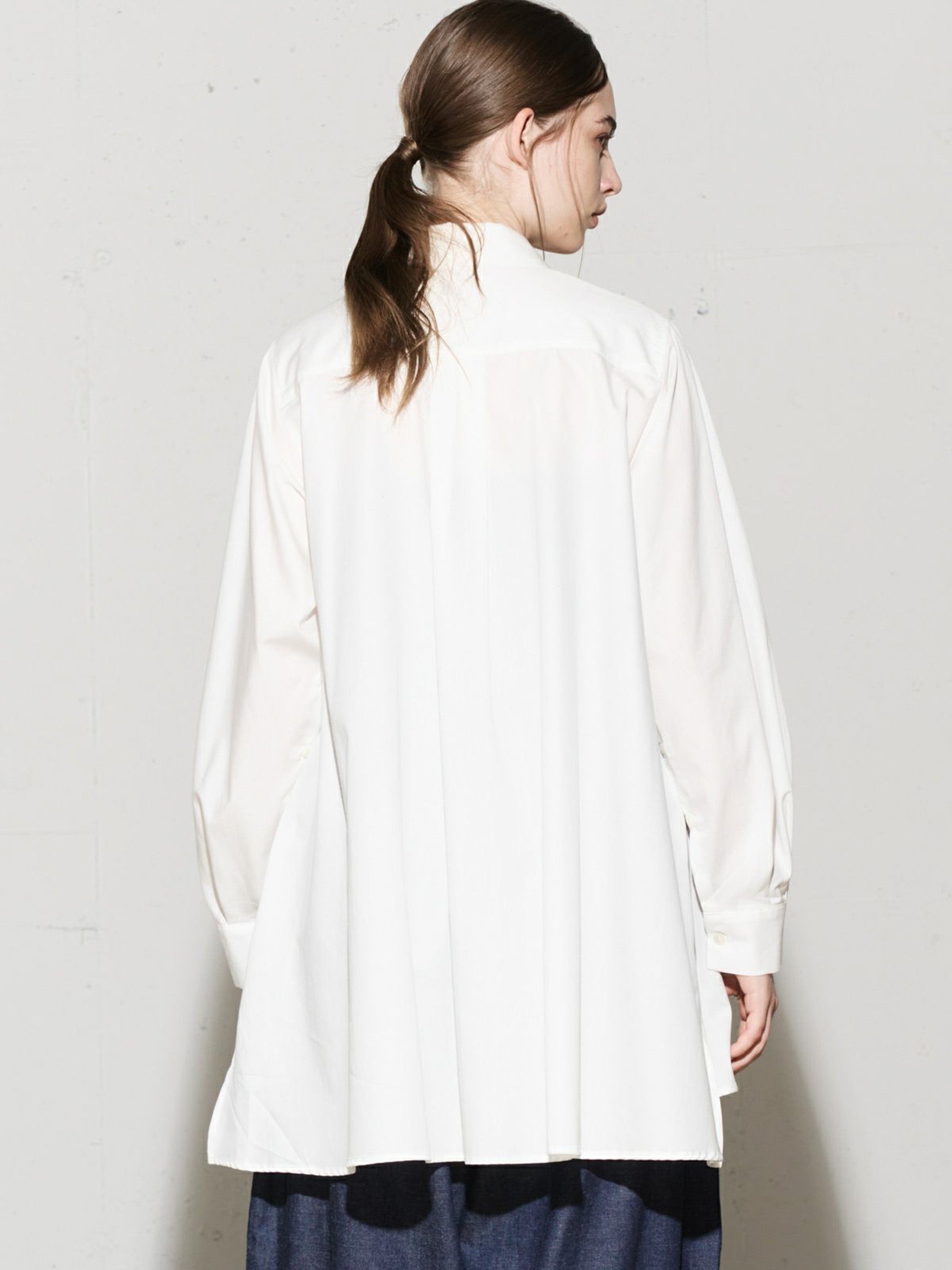 スリットスリーブチュニックシャツ