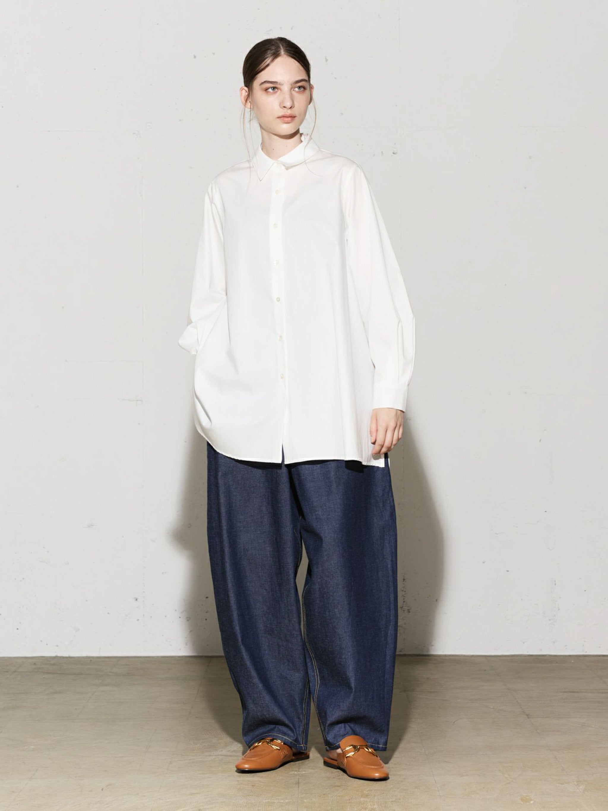 スリットスリーブチュニックシャツ