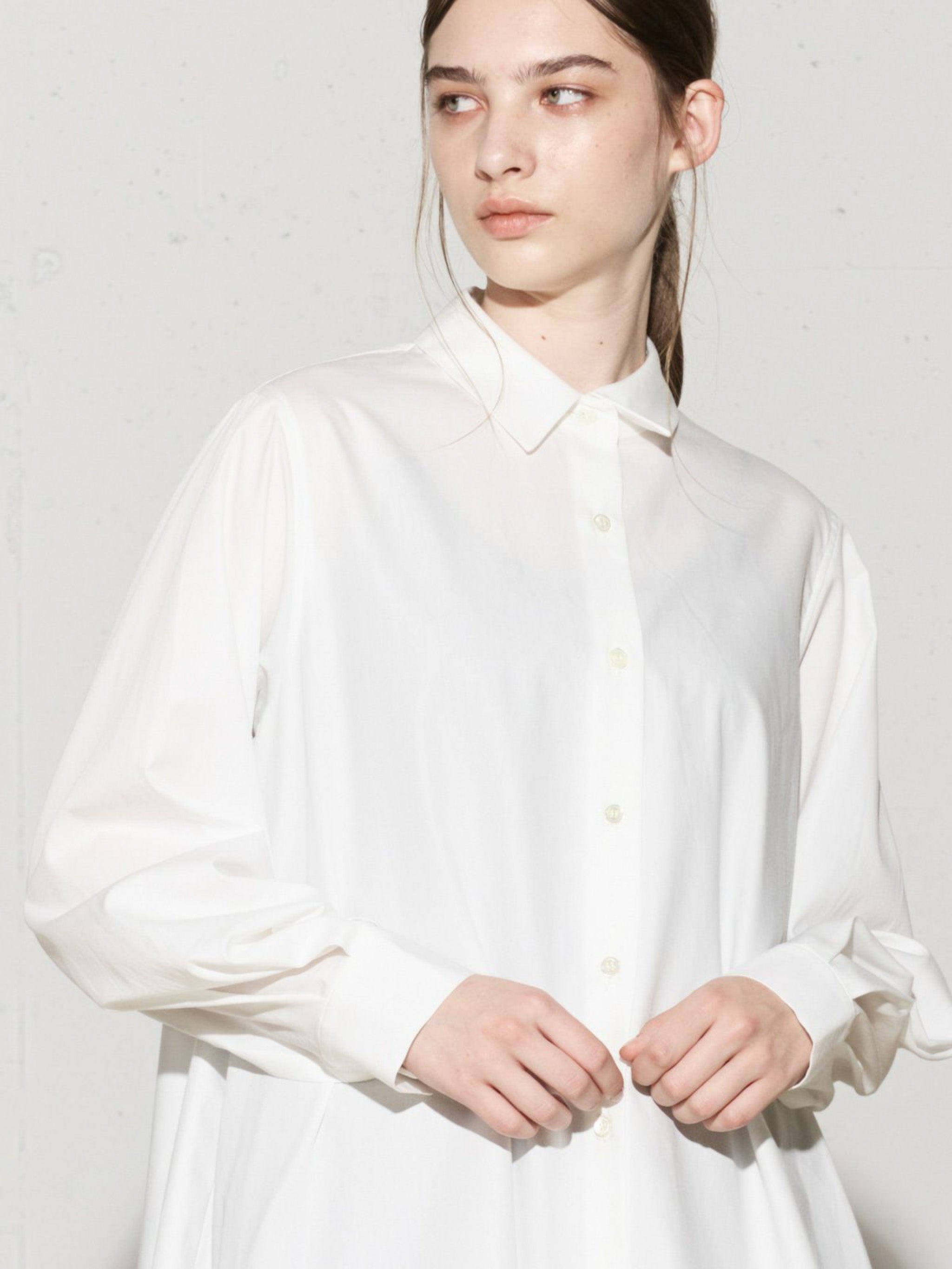 スリットスリーブチュニックシャツ