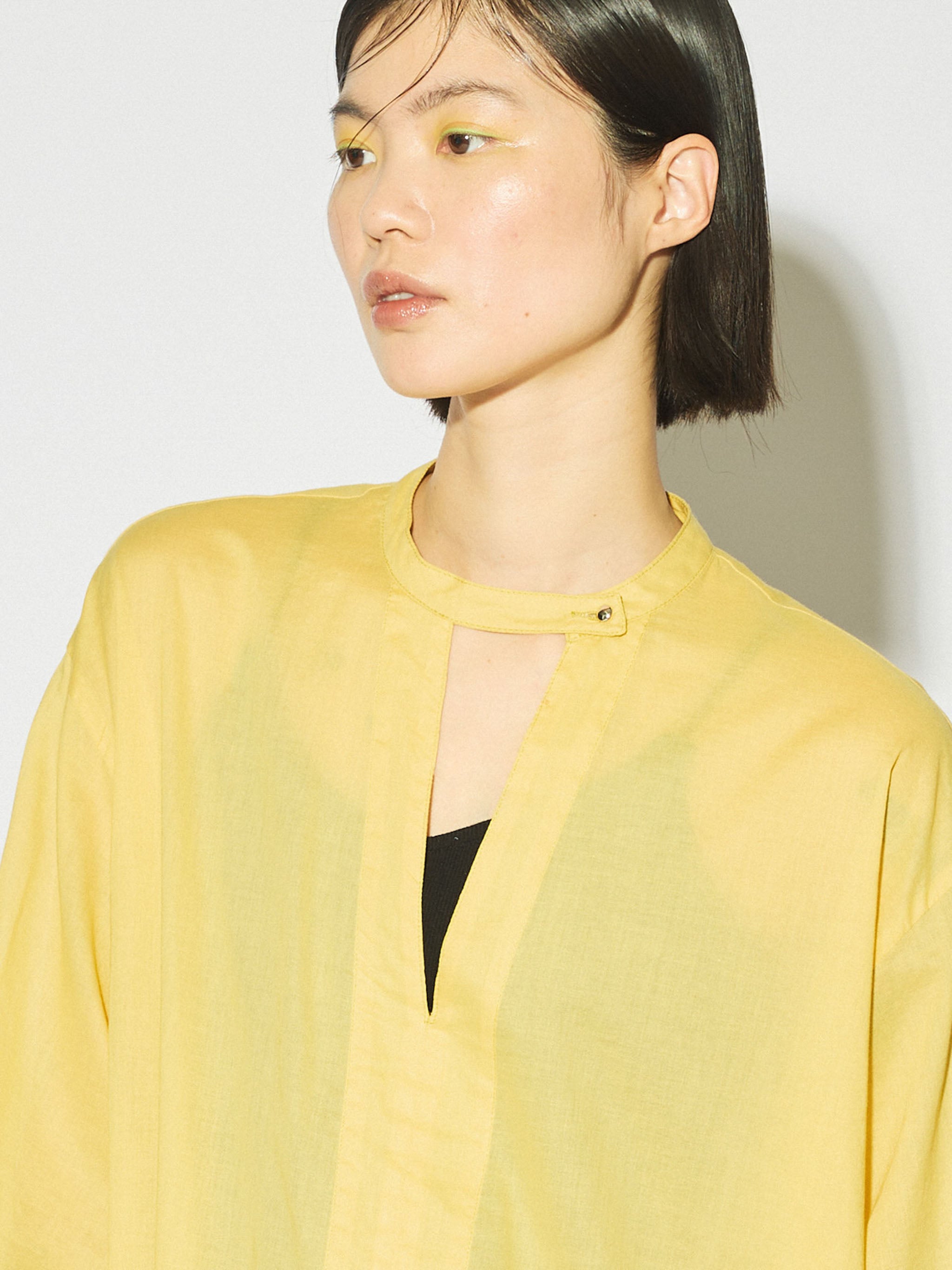 stand collar skipper shirt