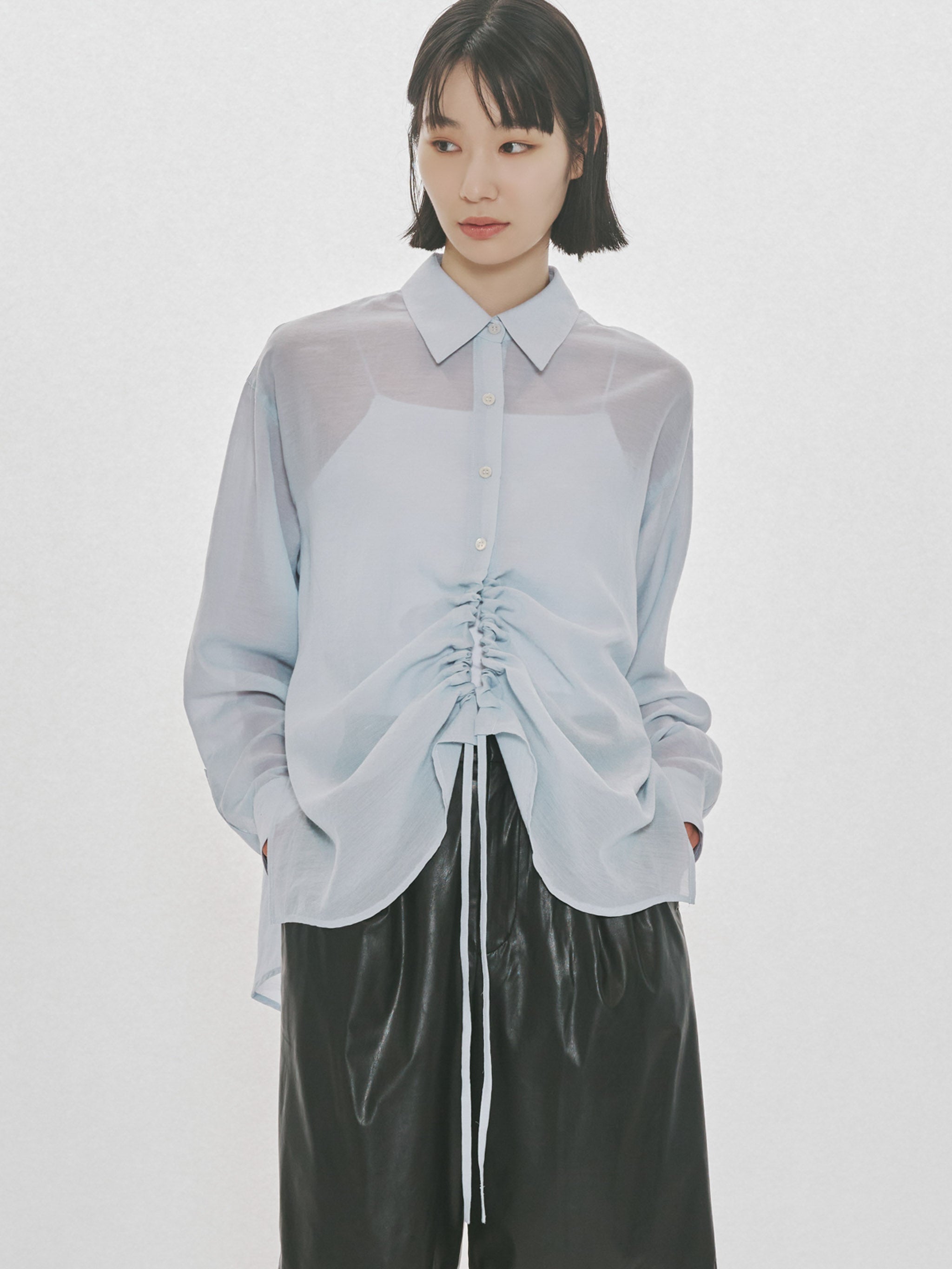 drawstring shirt