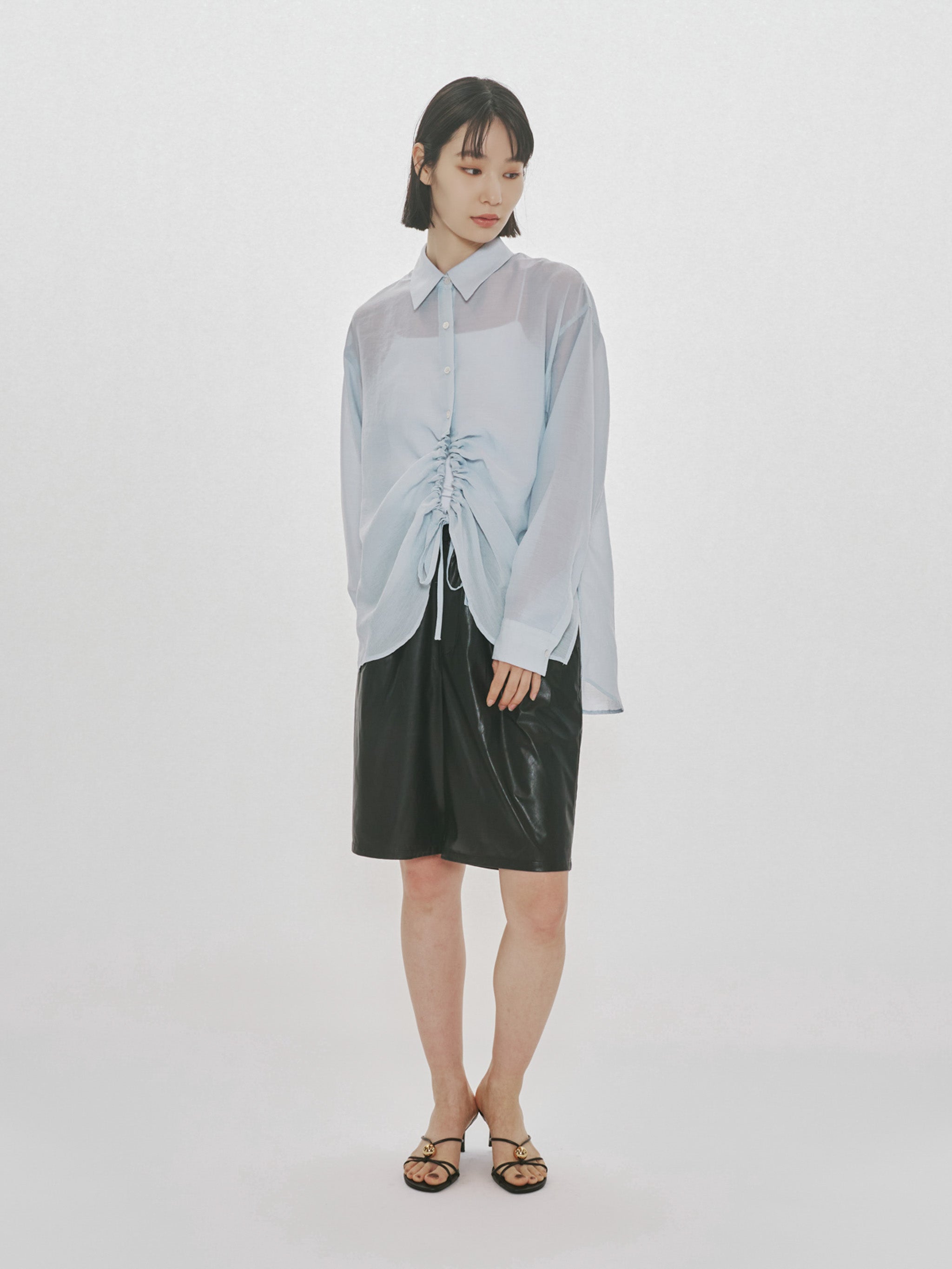 drawstring shirt