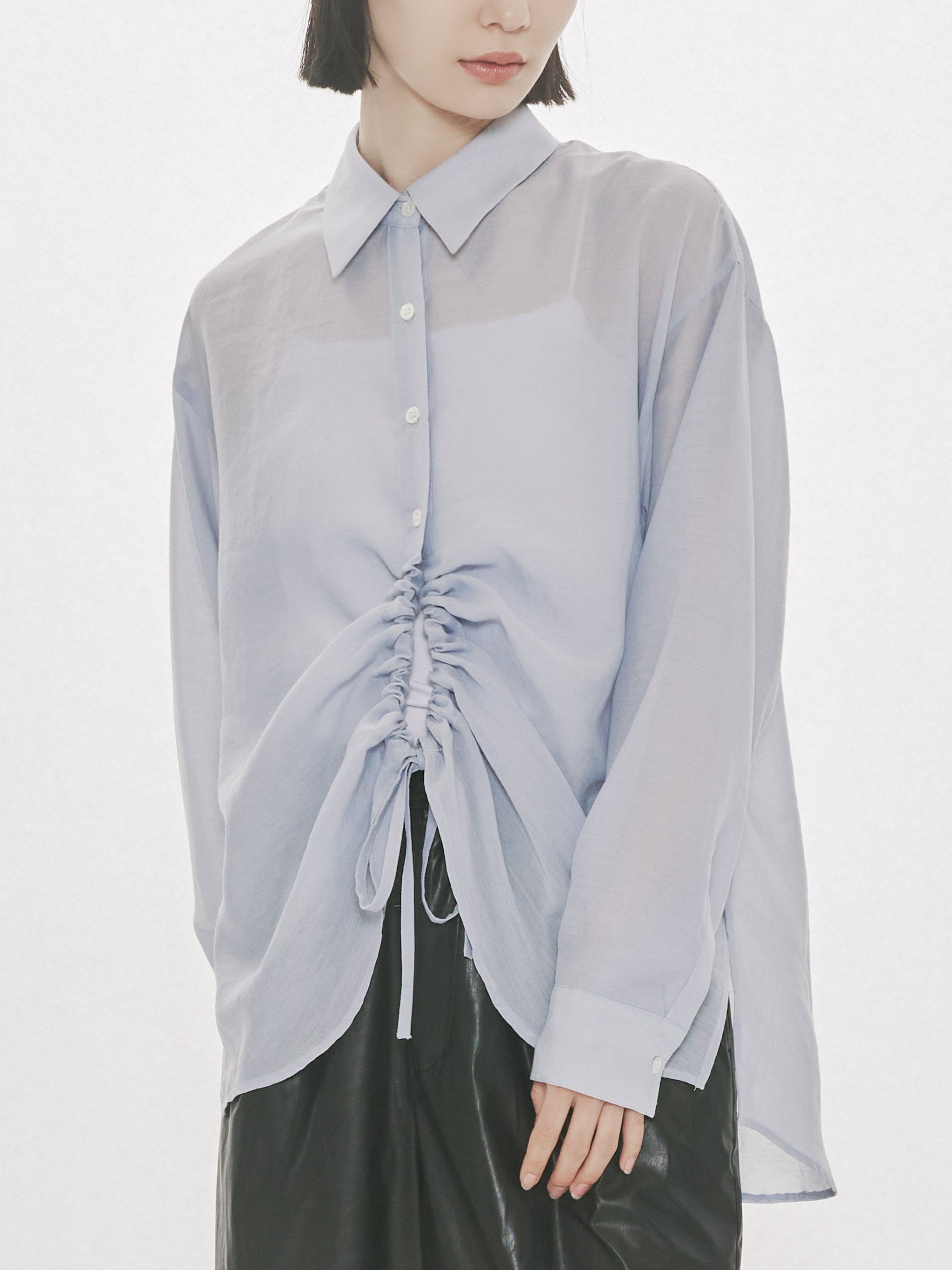 drawstring shirt
