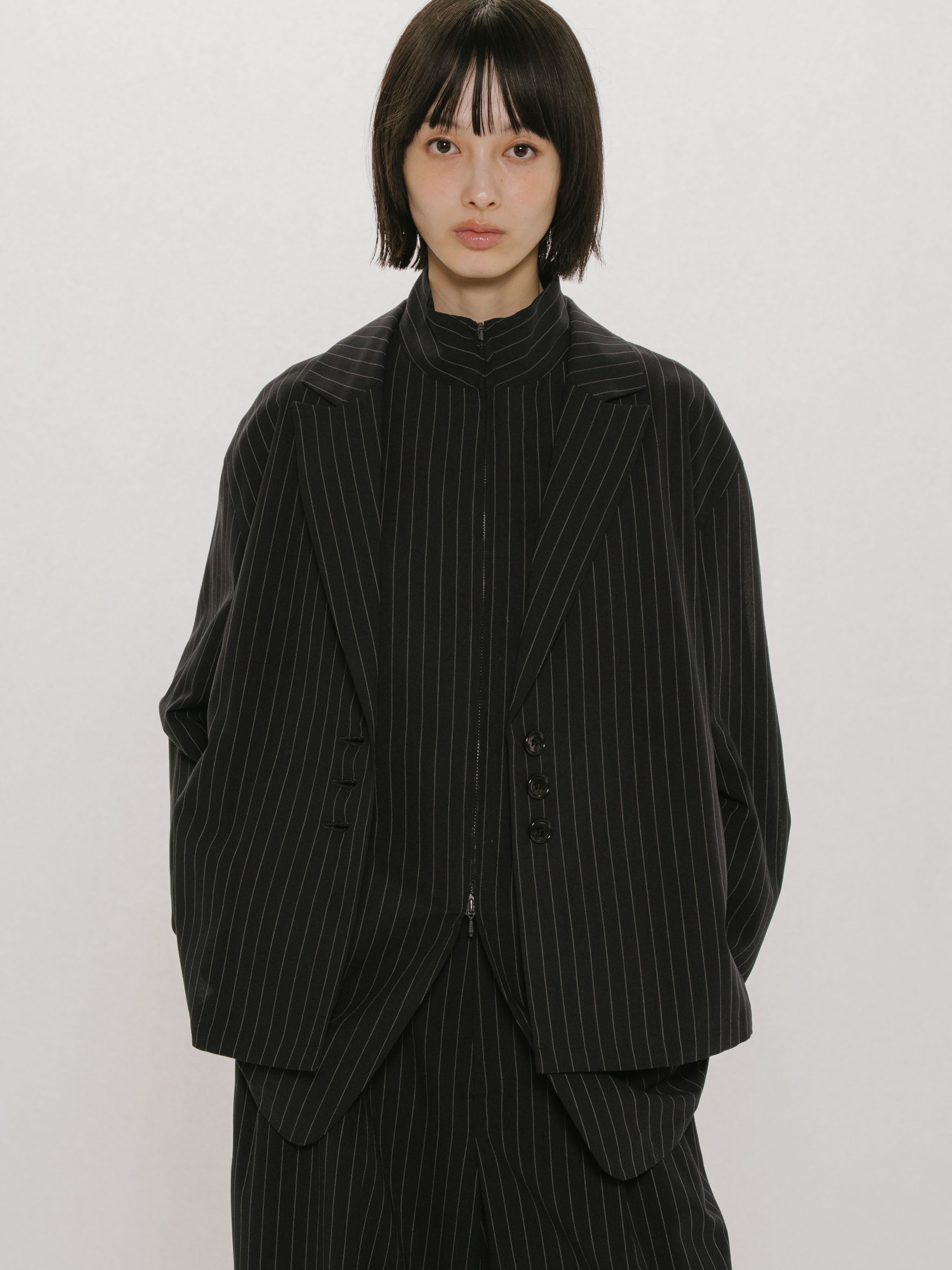 sheer tailored shirt JK