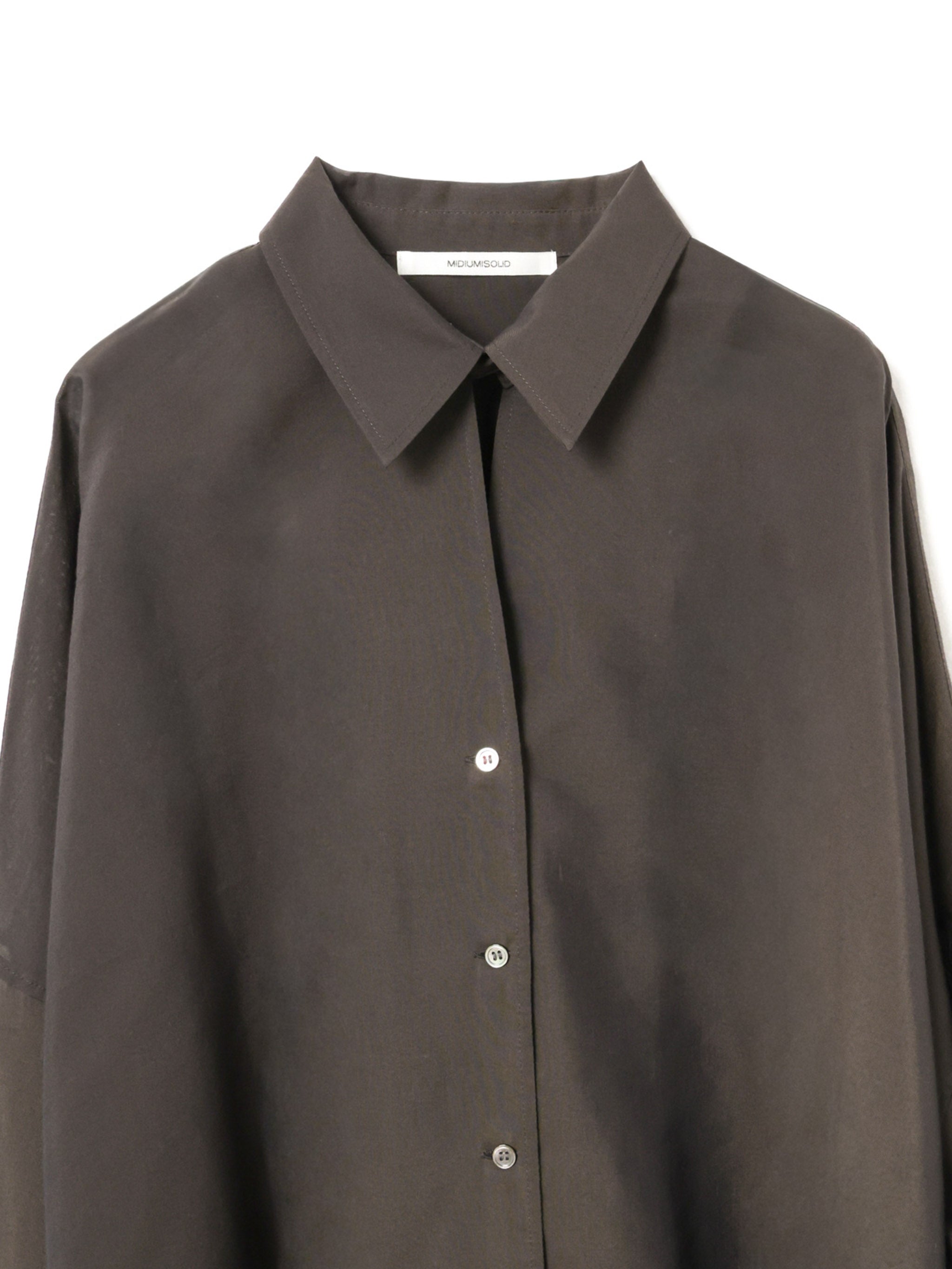 sheer skipper pulloverncho shirt