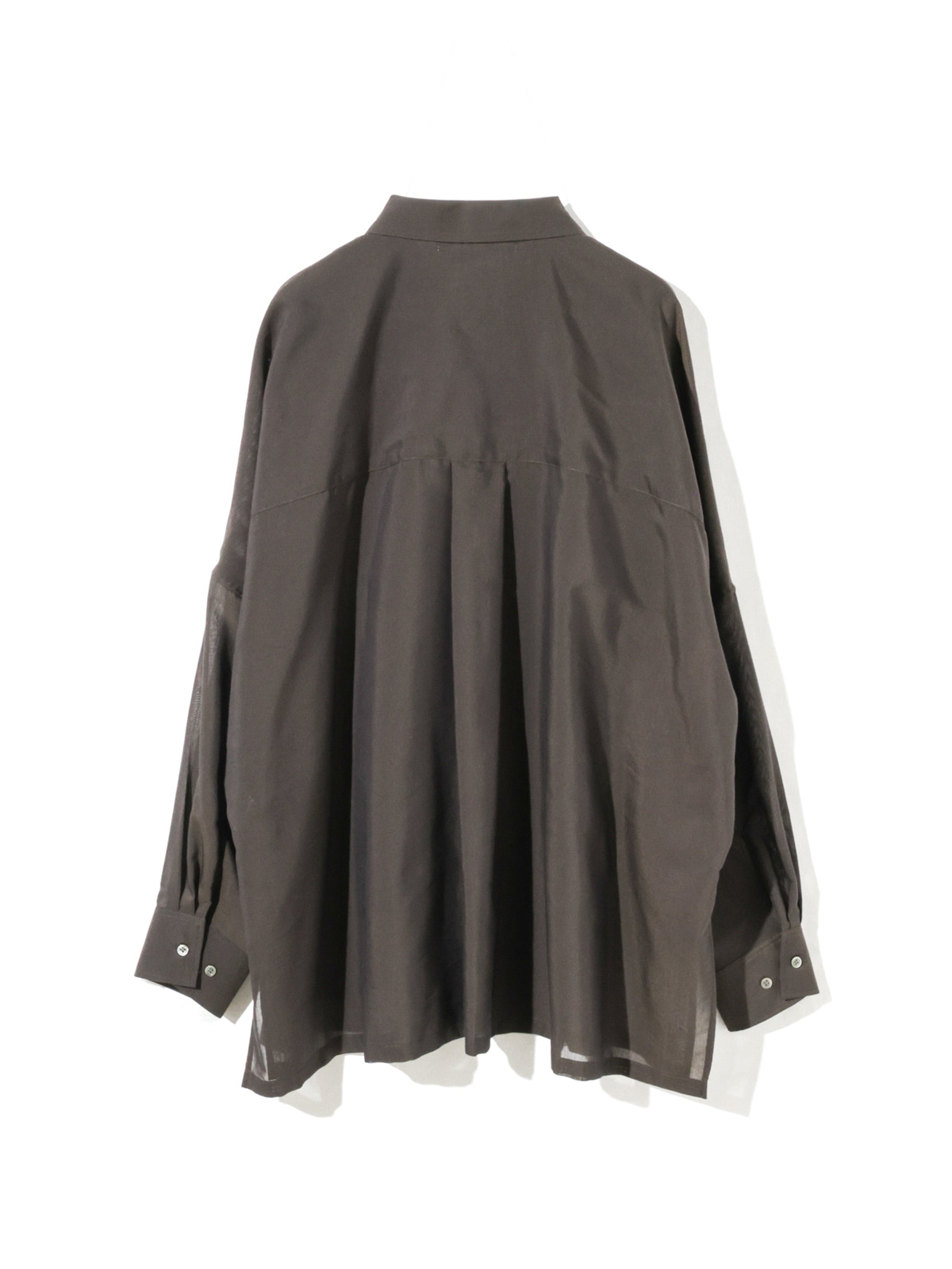 sheer skipper pulloverncho shirt