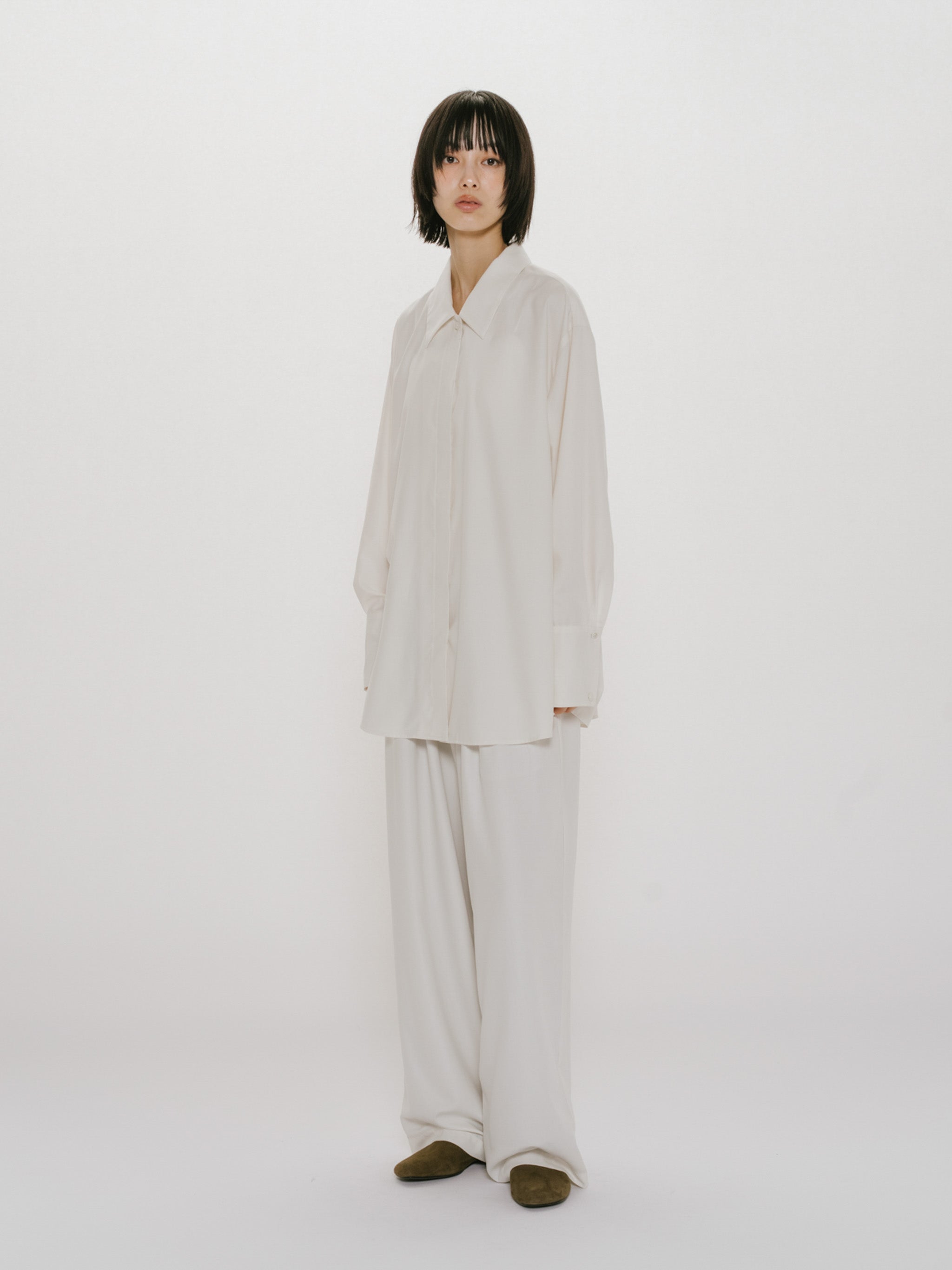 relax long cuffs shirt
