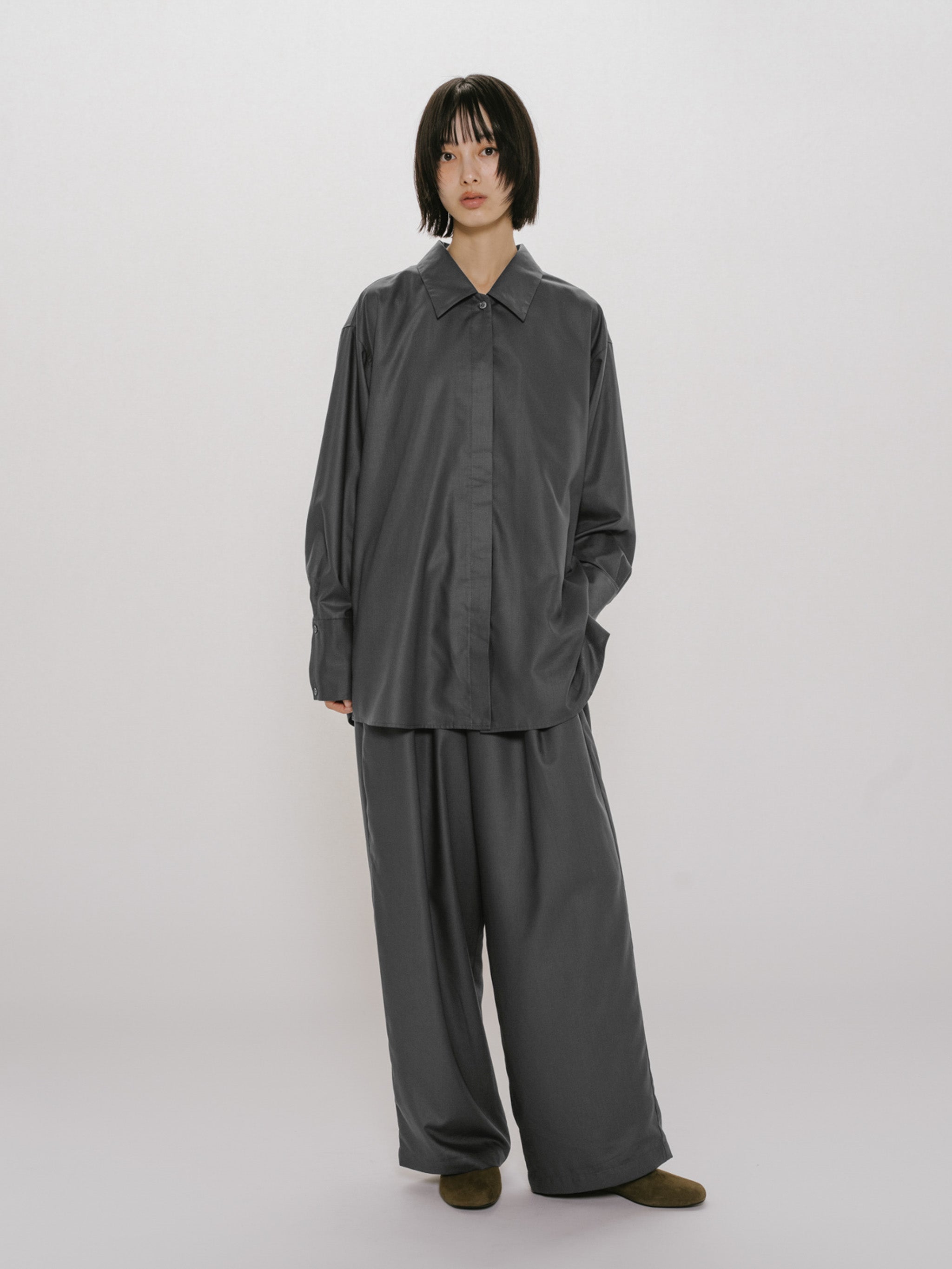 relax long cuffs shirt
