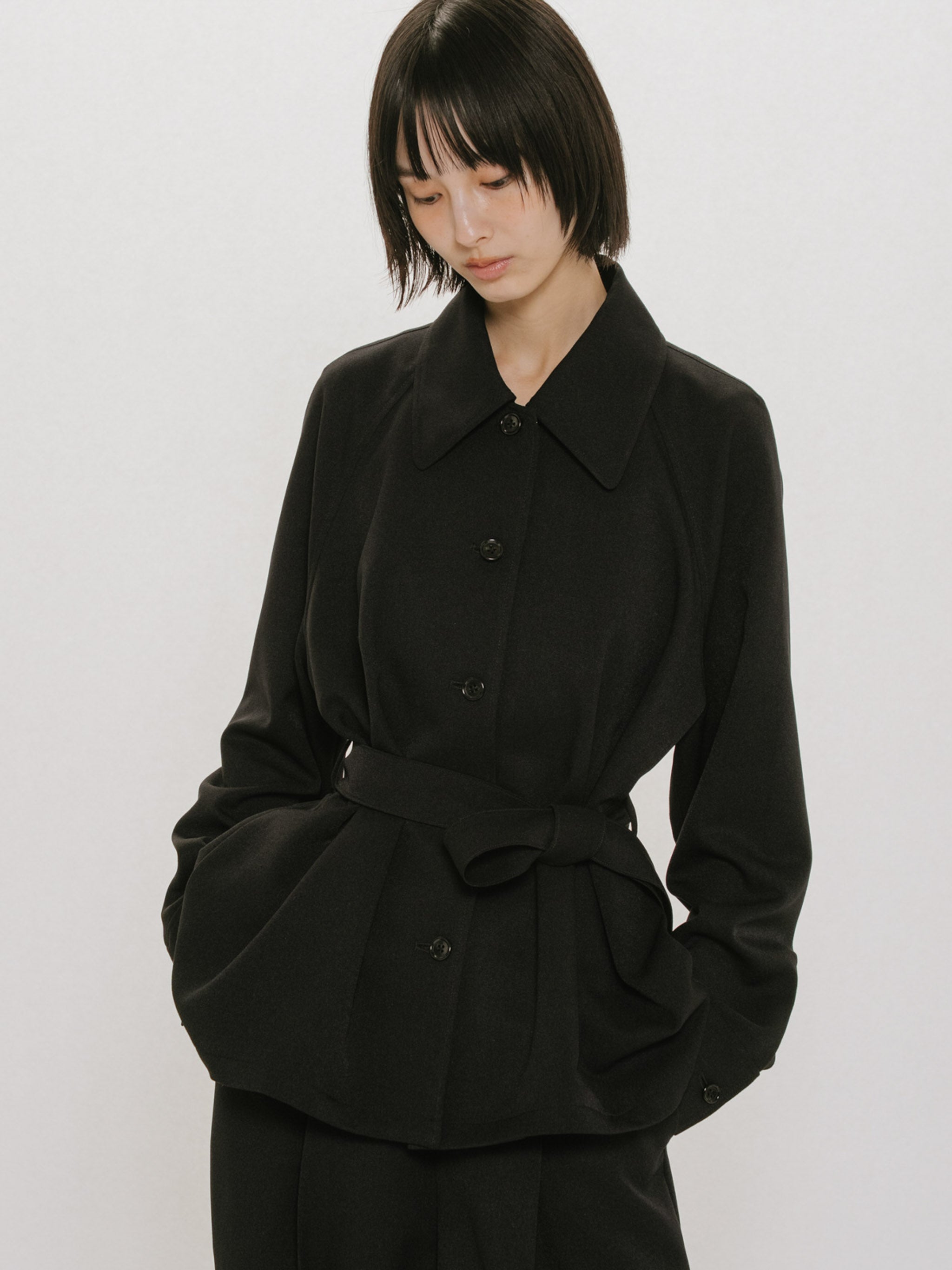 soutien collar shirt jacket