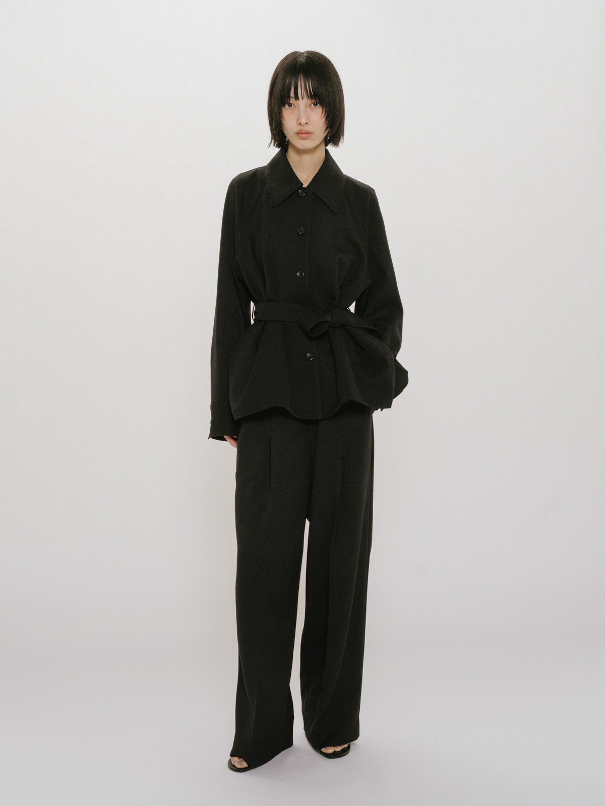 soutien collar shirt jacket