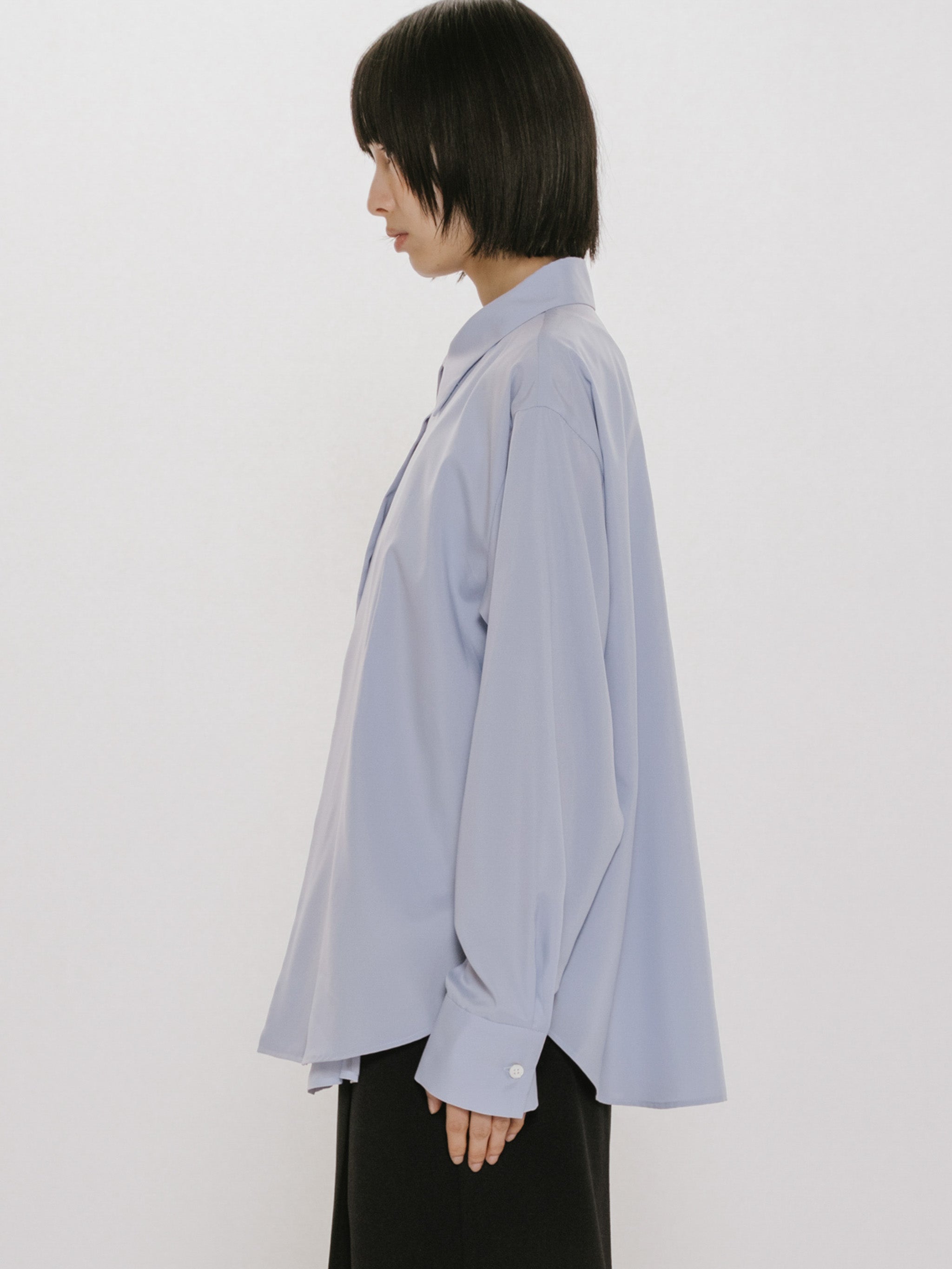 sheer layered shirt