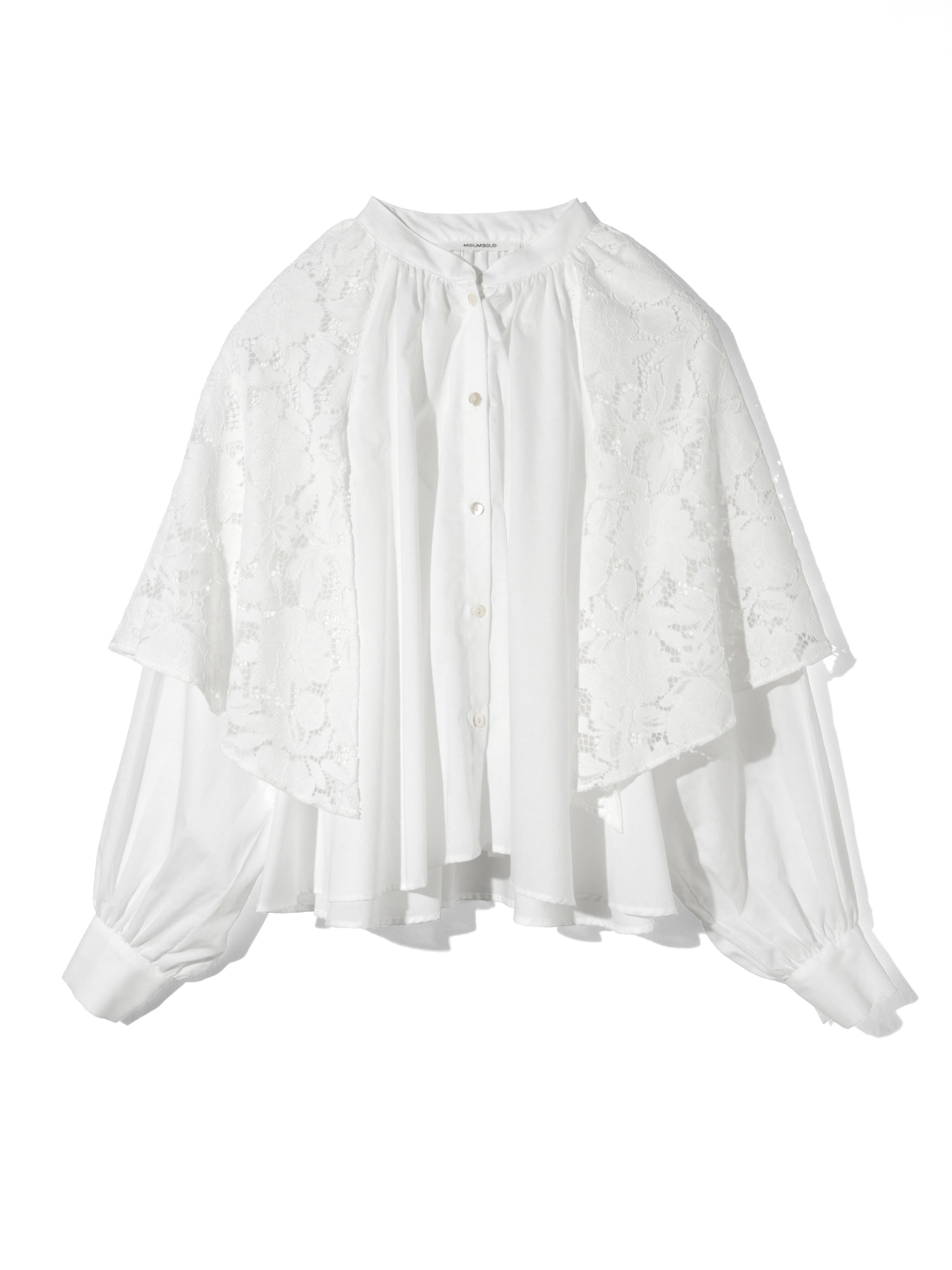 lace flare blouse