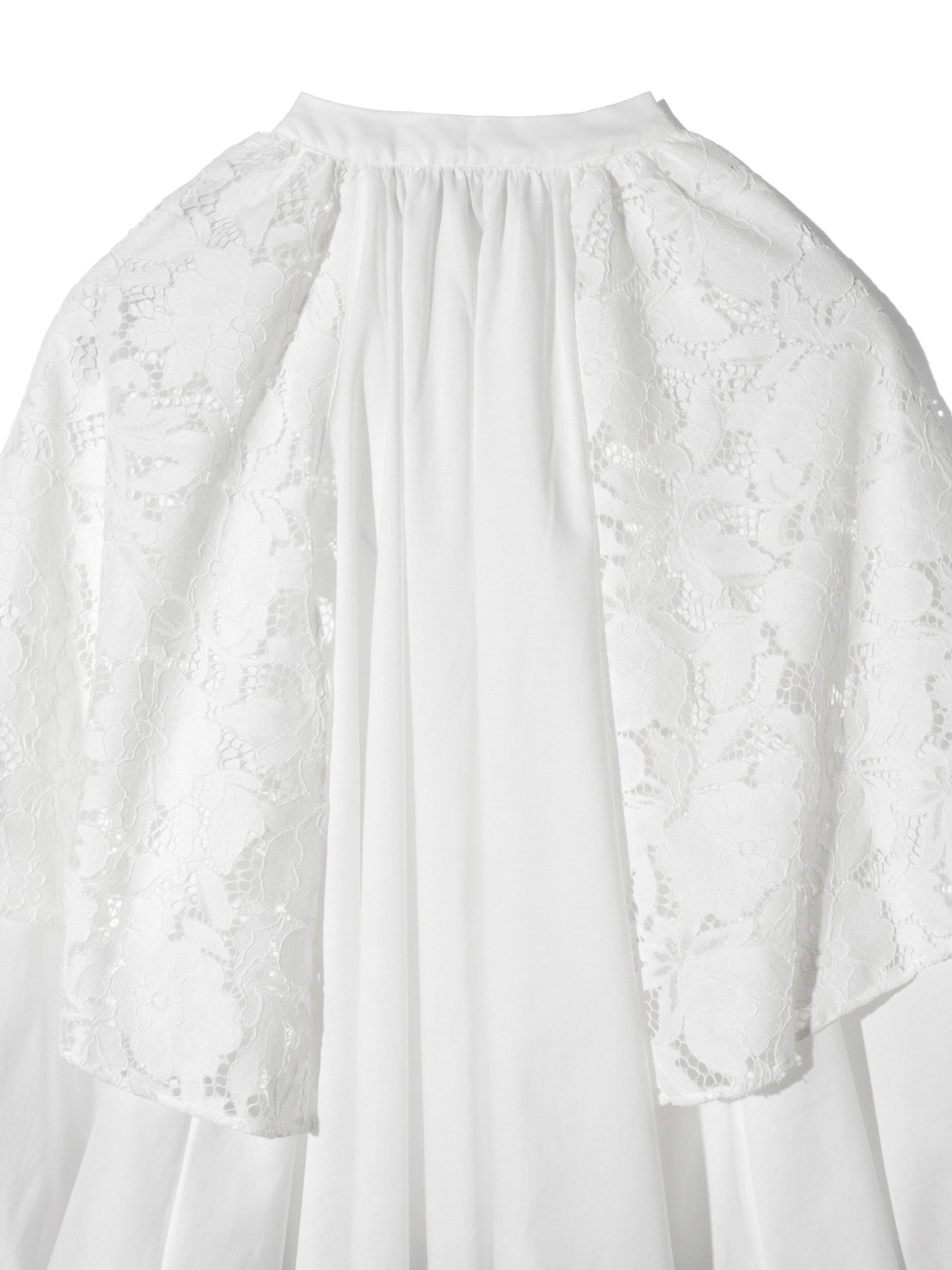 lace flare blouse