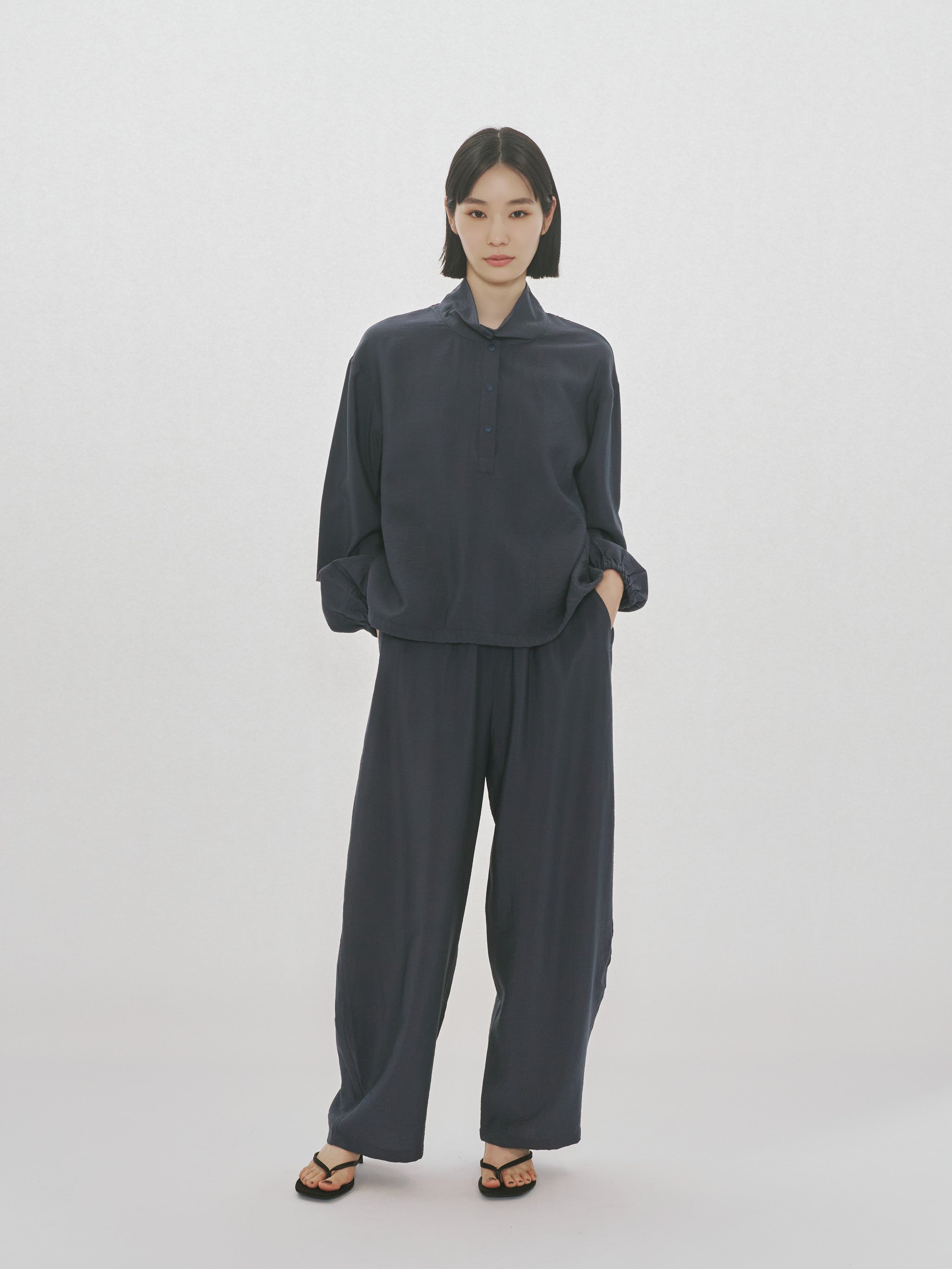 poplin anorak pullover