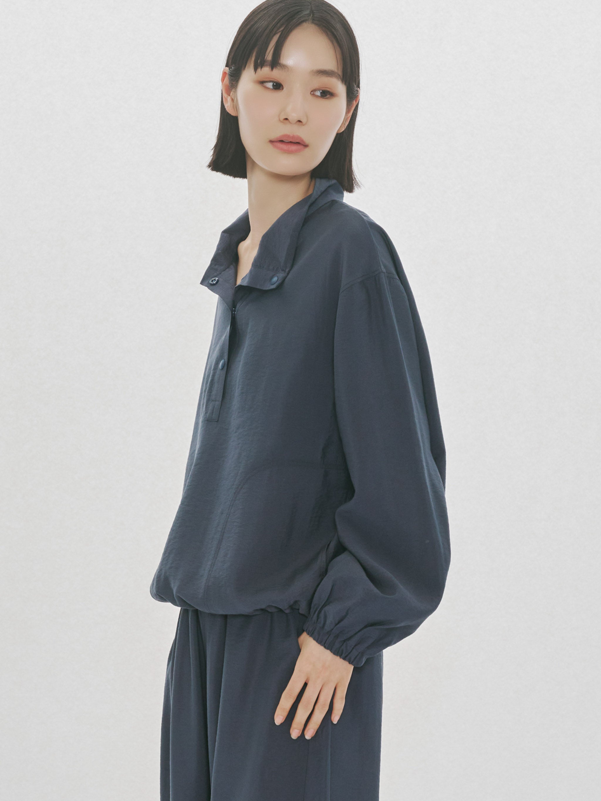 poplin anorak pullover