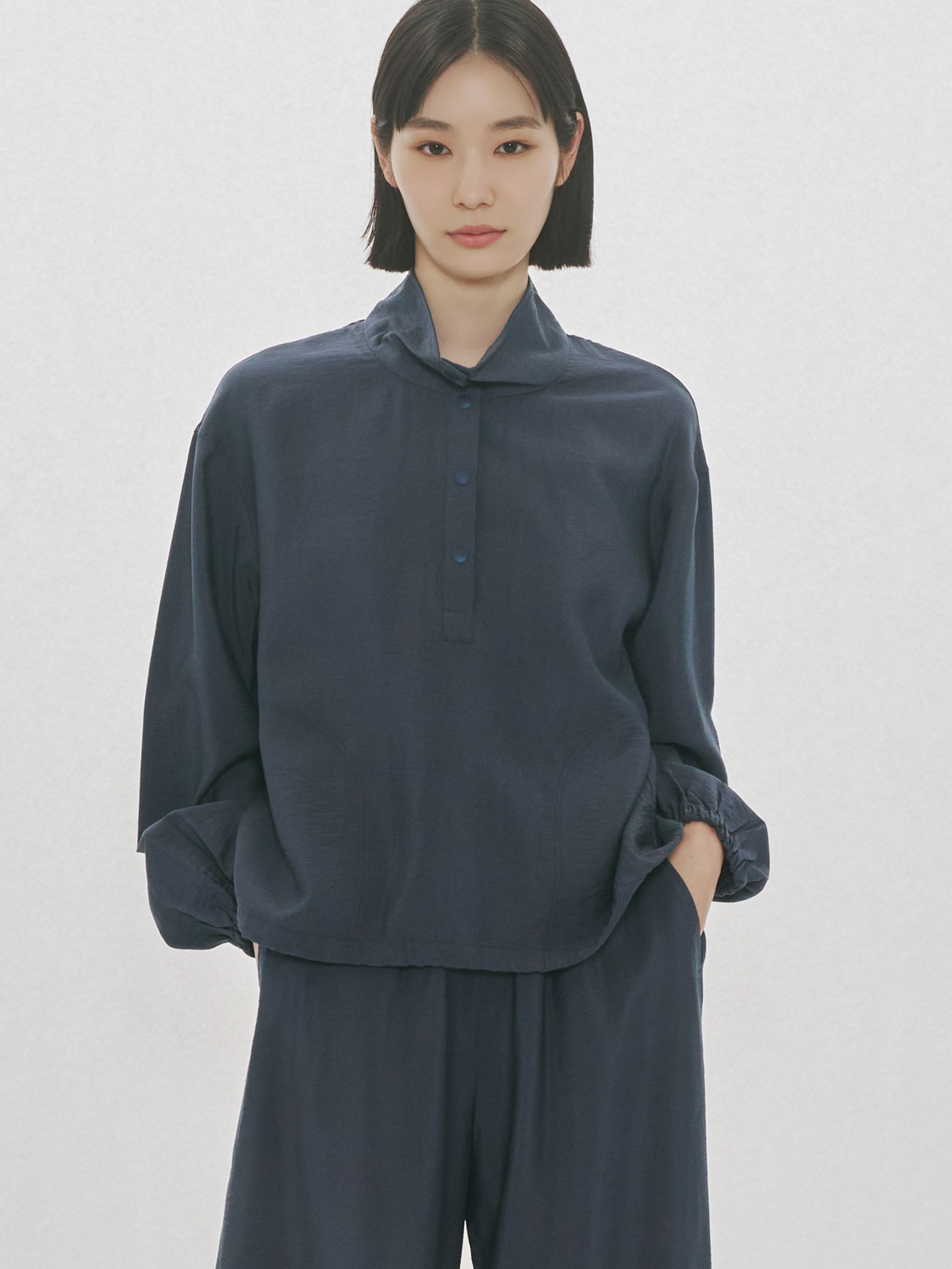 poplin anorak pullover