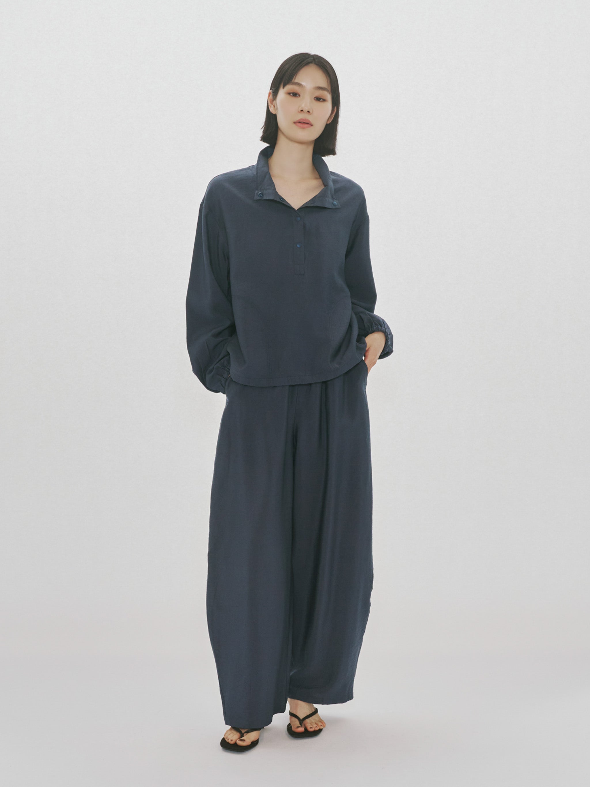 poplin anorak pullover