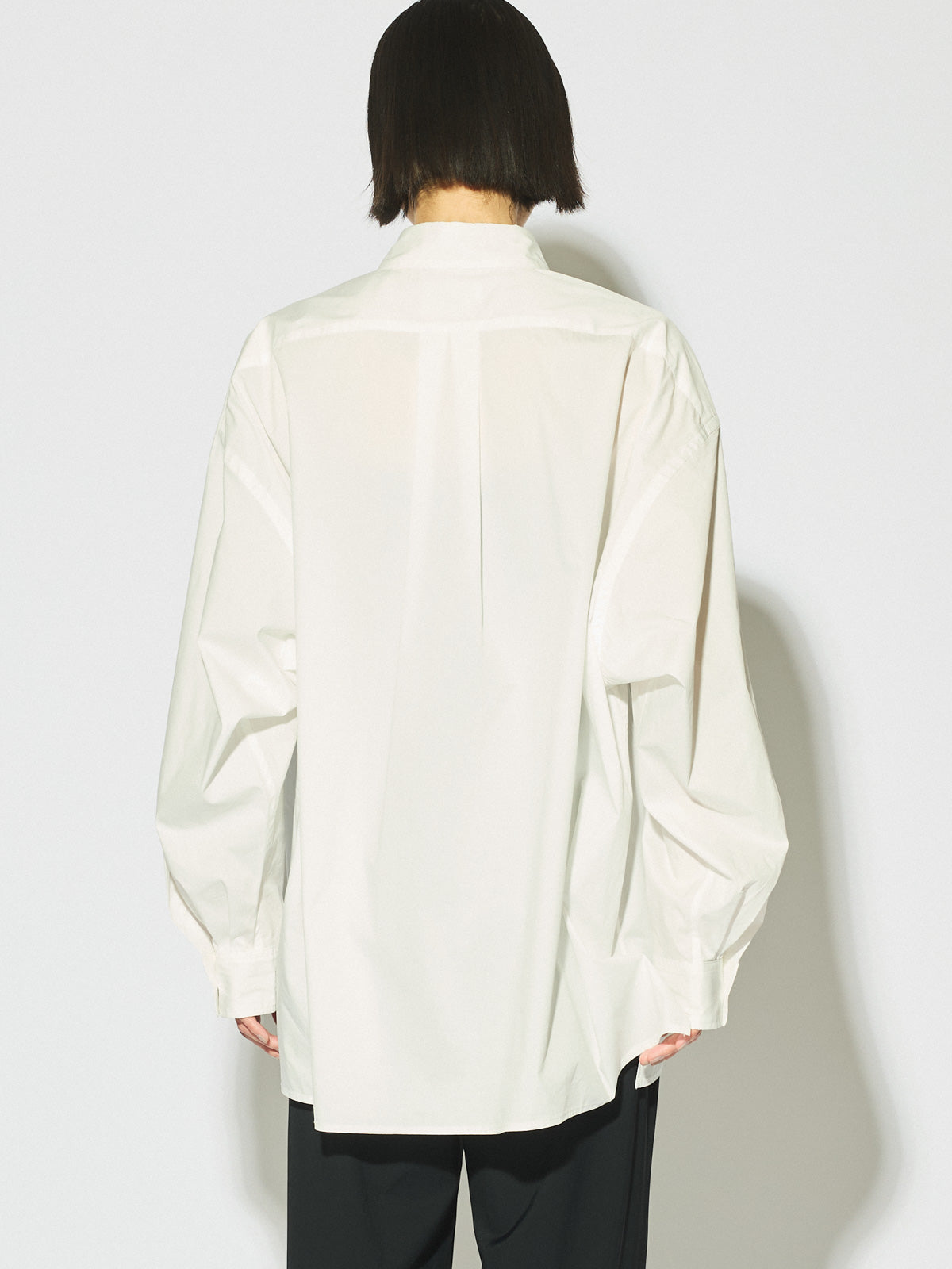 regular collar big shirt