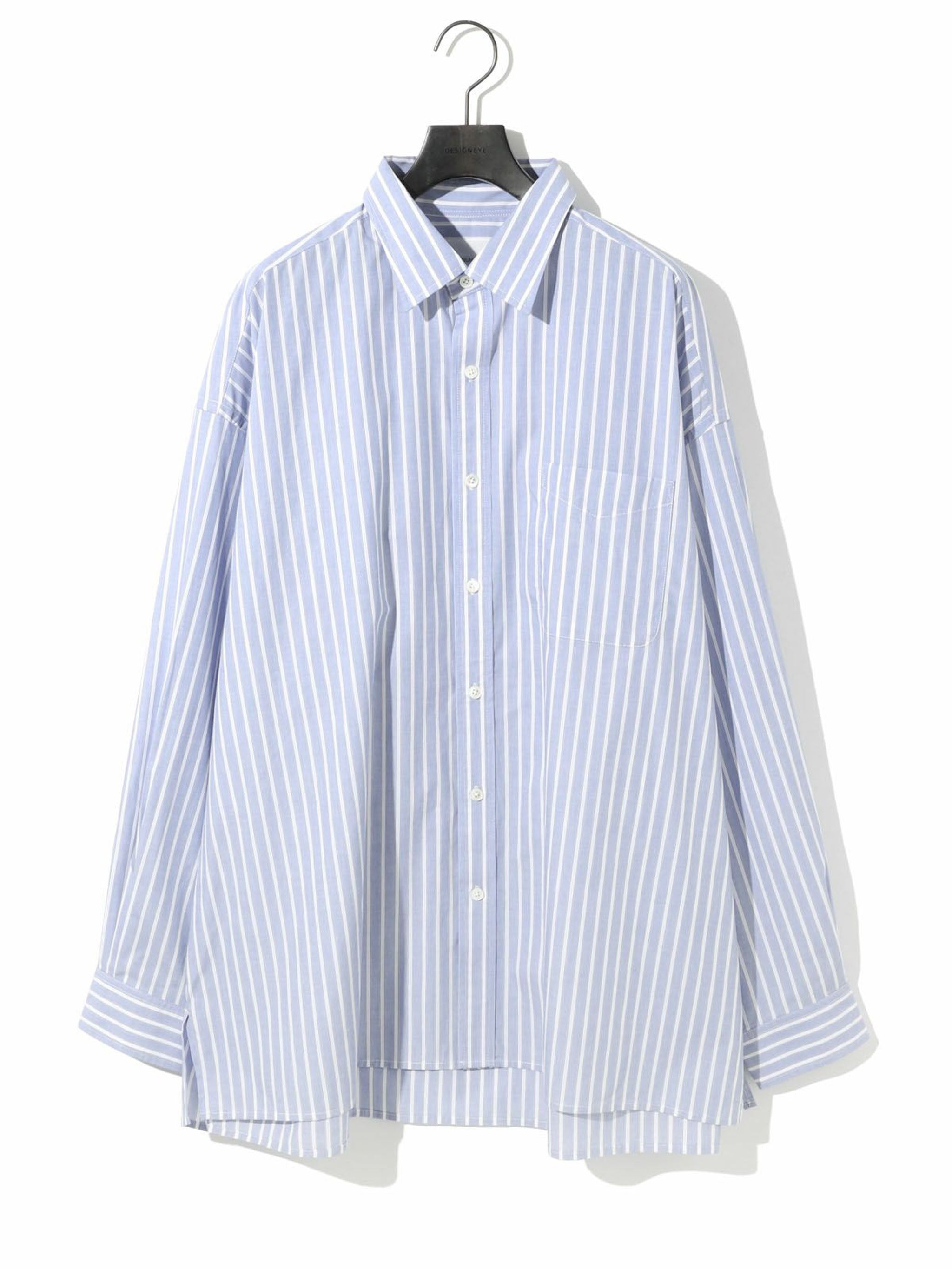 Men’s リラックスストライプシャツ【3-1035】