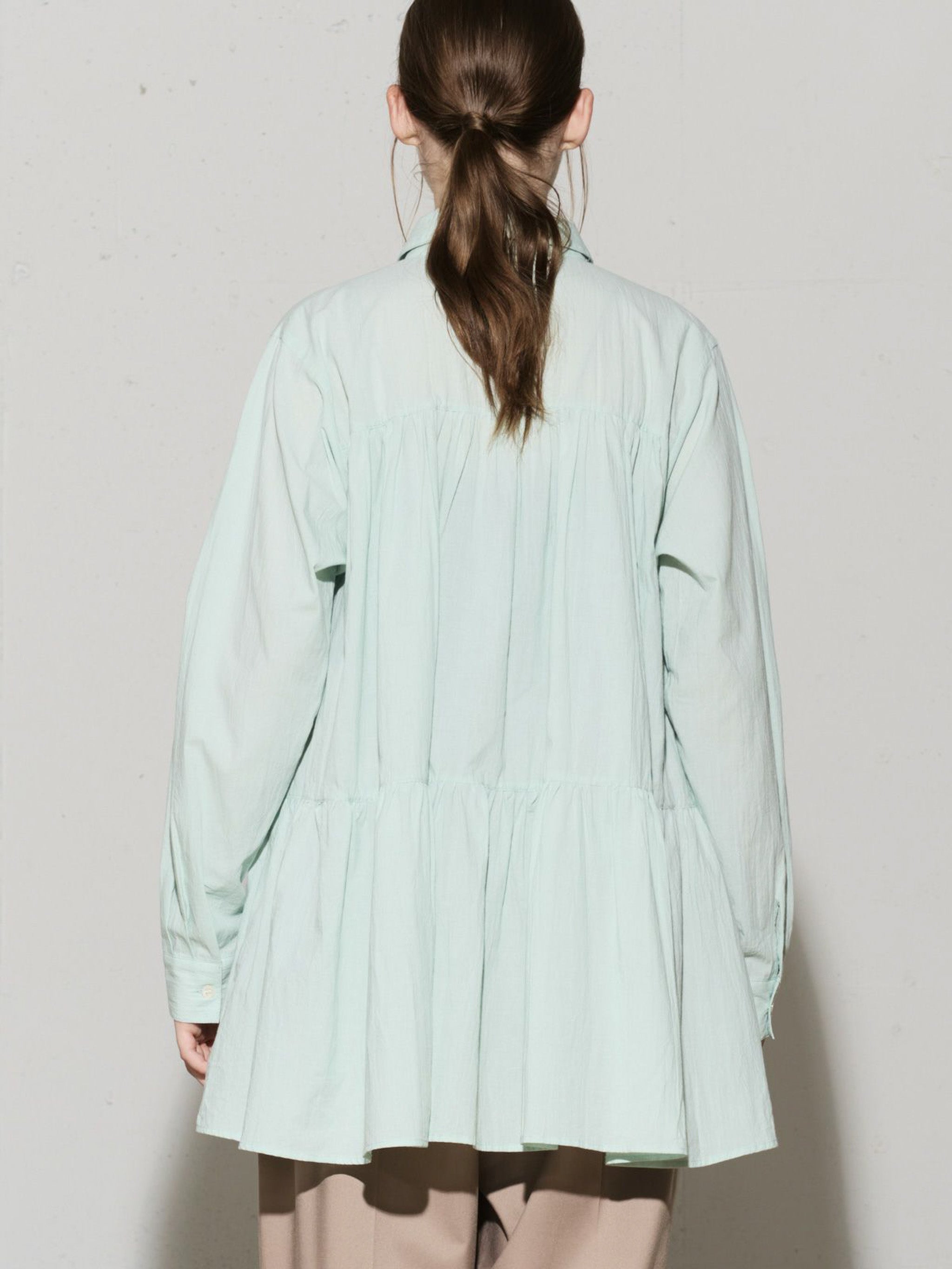 ティアードボリュームシャツ