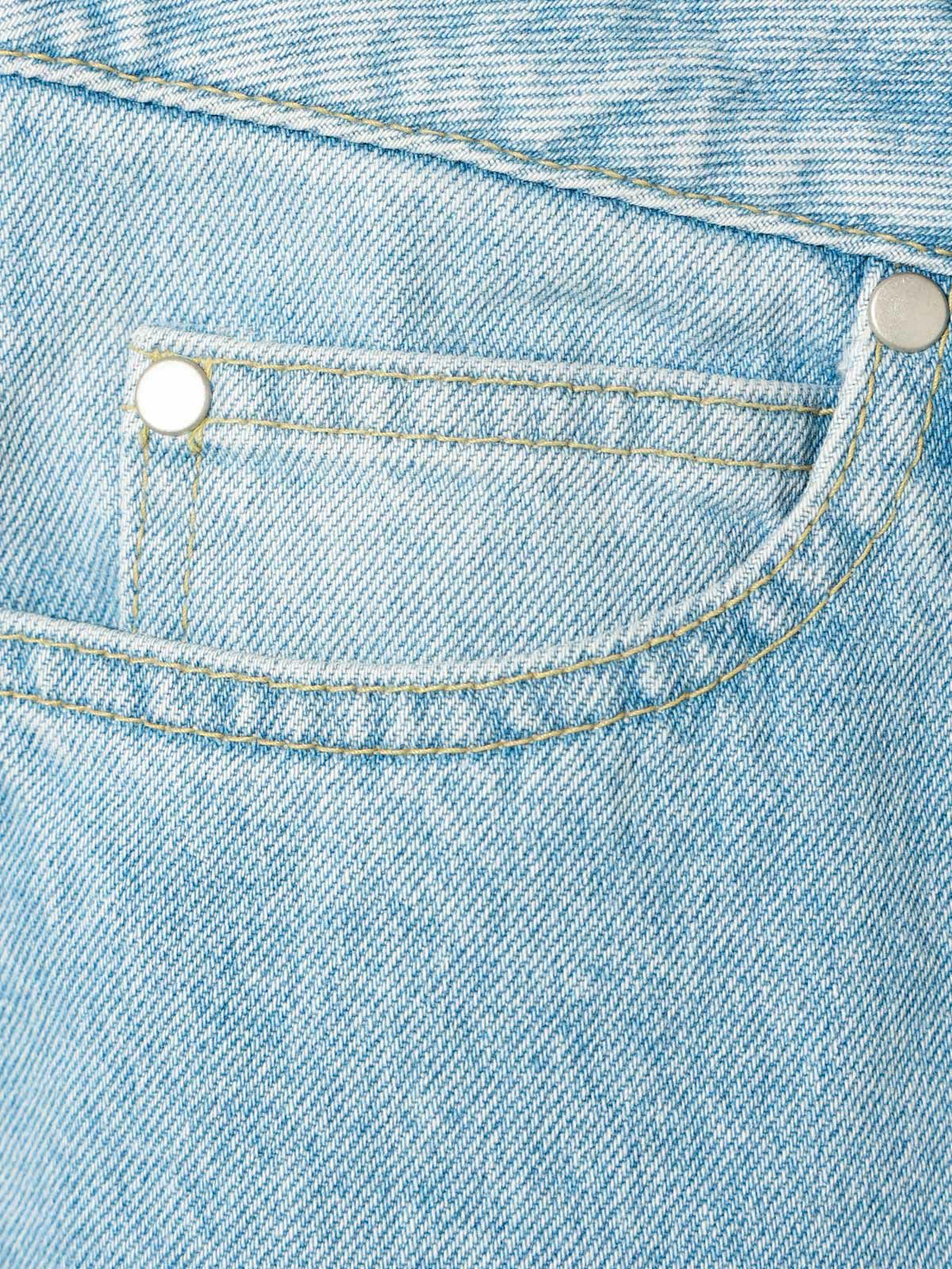 barrel leg wide denim