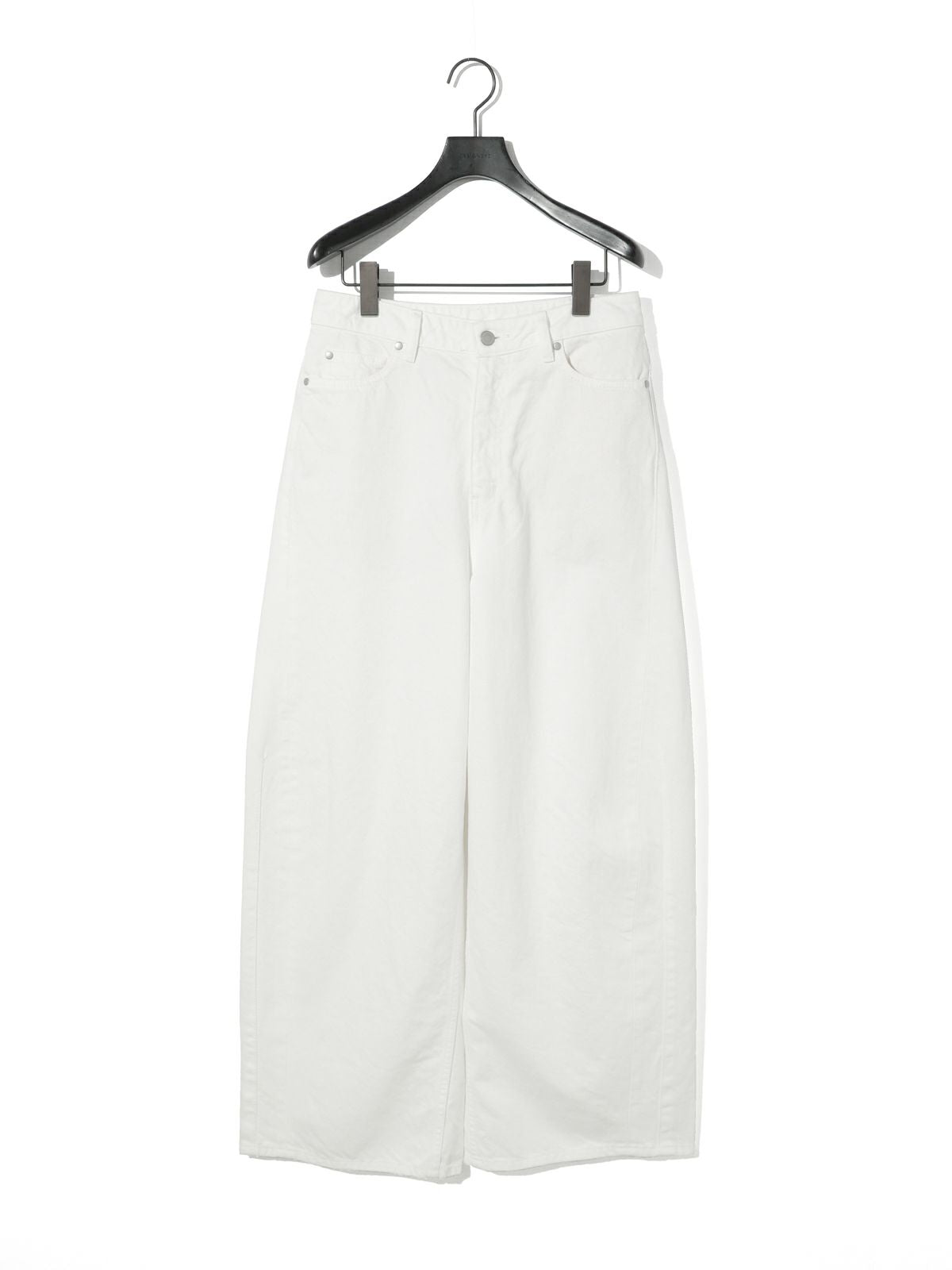 barrel leg wide denim