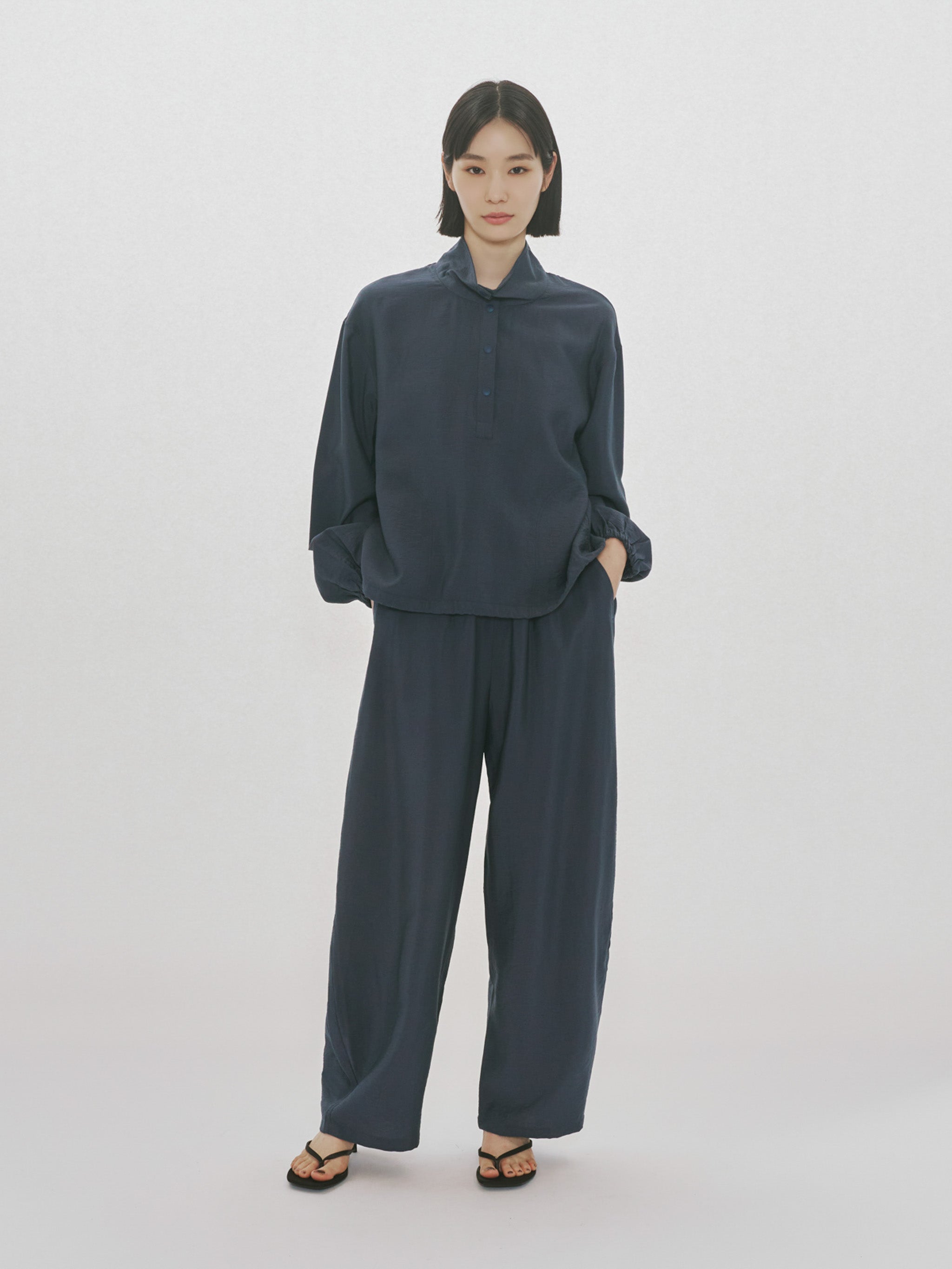 poplin easy pants