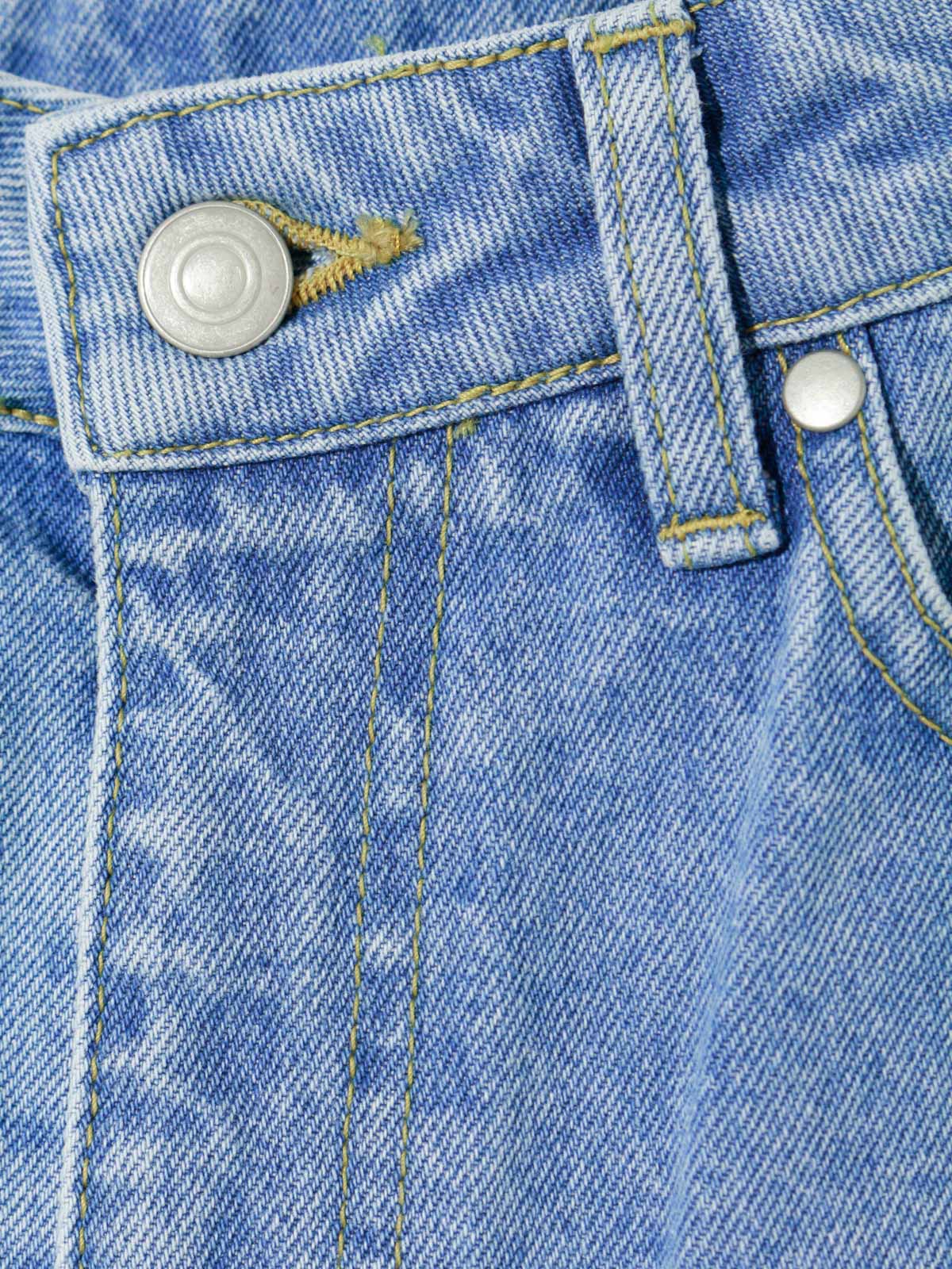 high waist wide denim