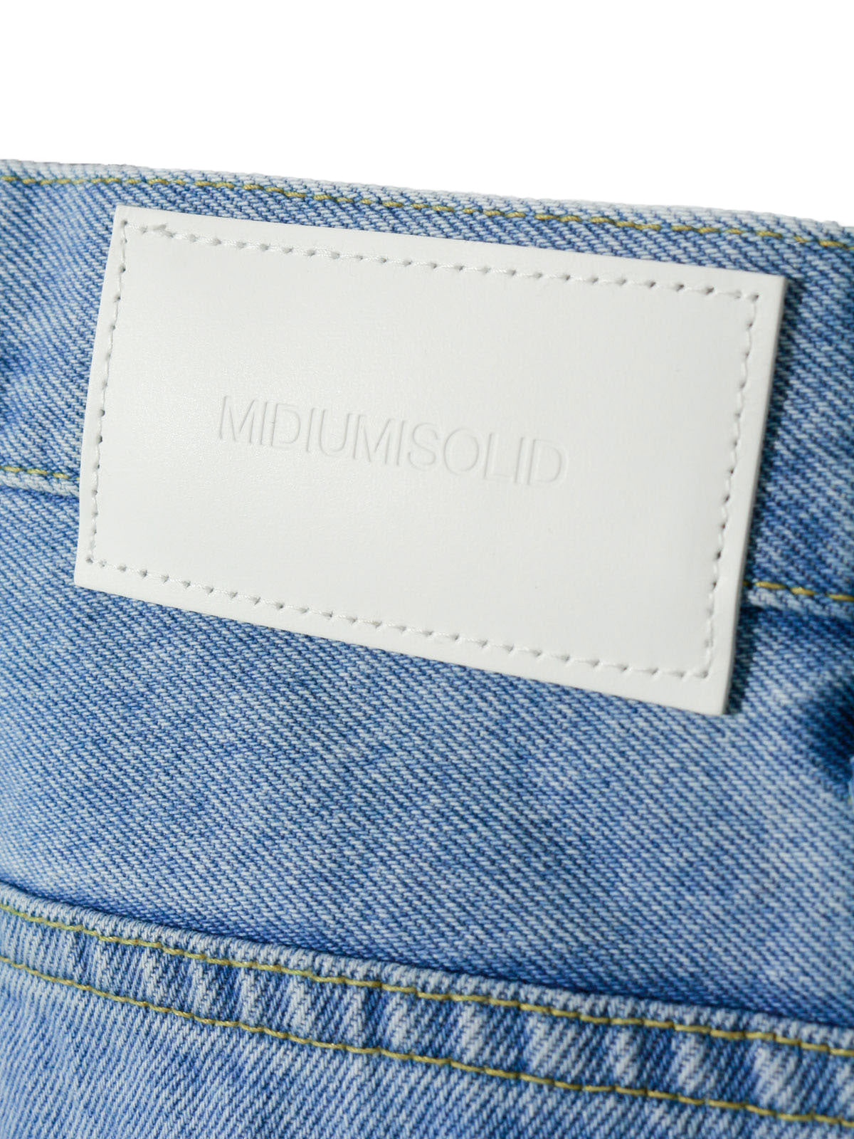 high waist wide denim