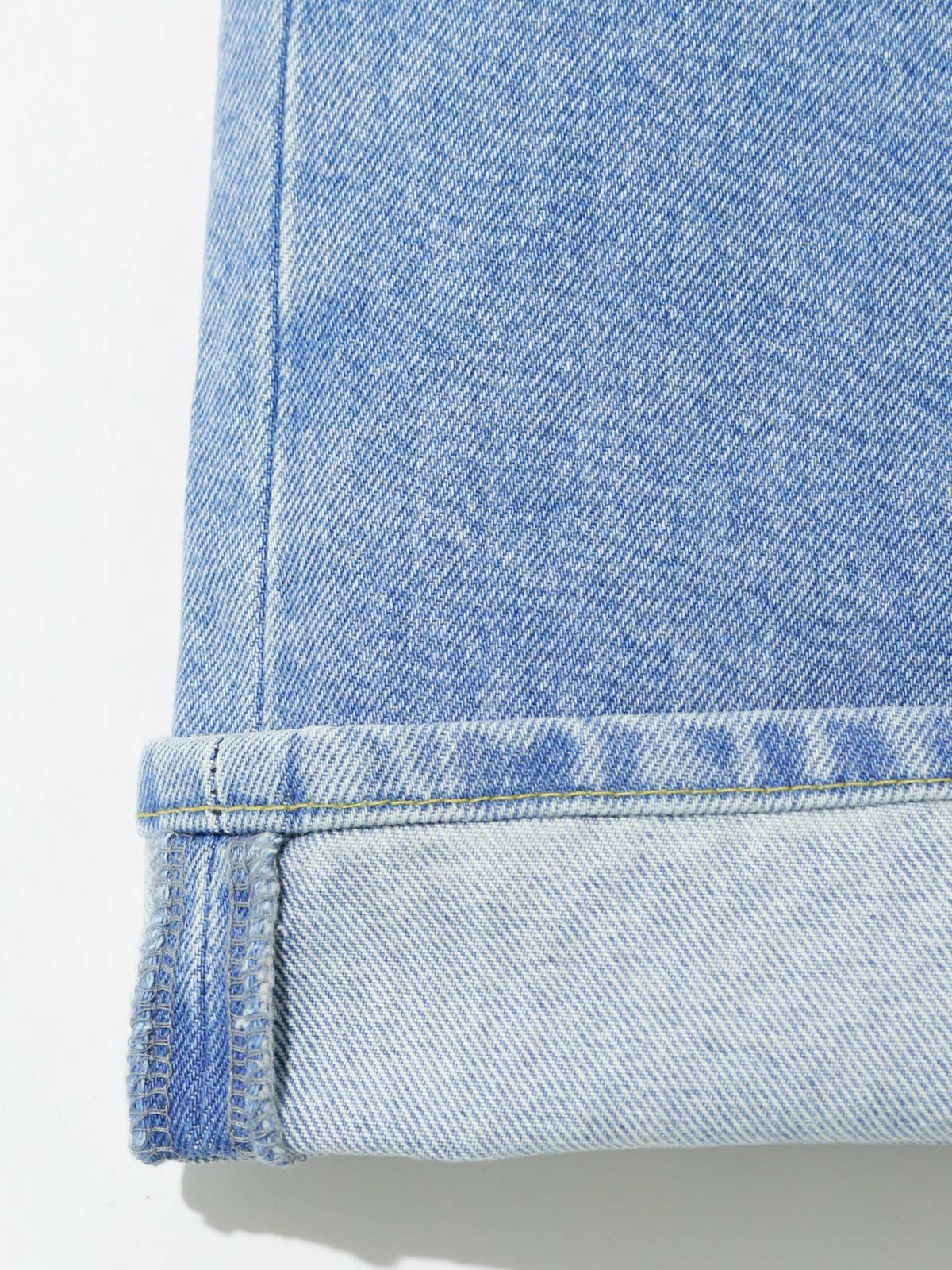 high waist wide denim (blue)