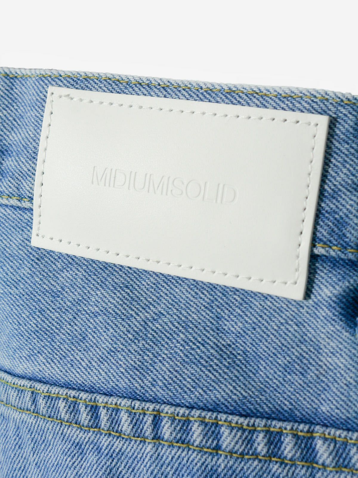 high waist wide denim (blue)