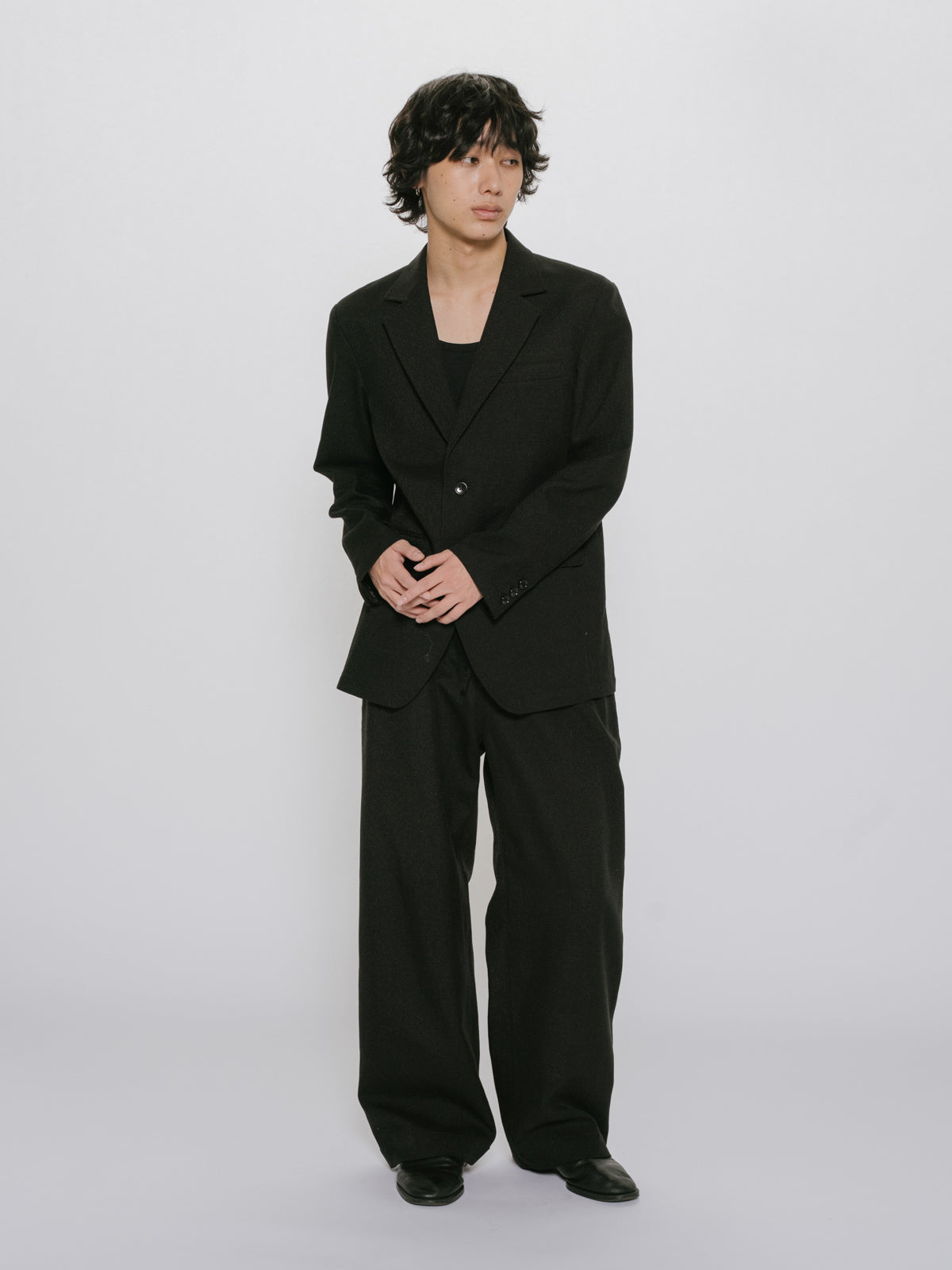 linen blend tailored JK