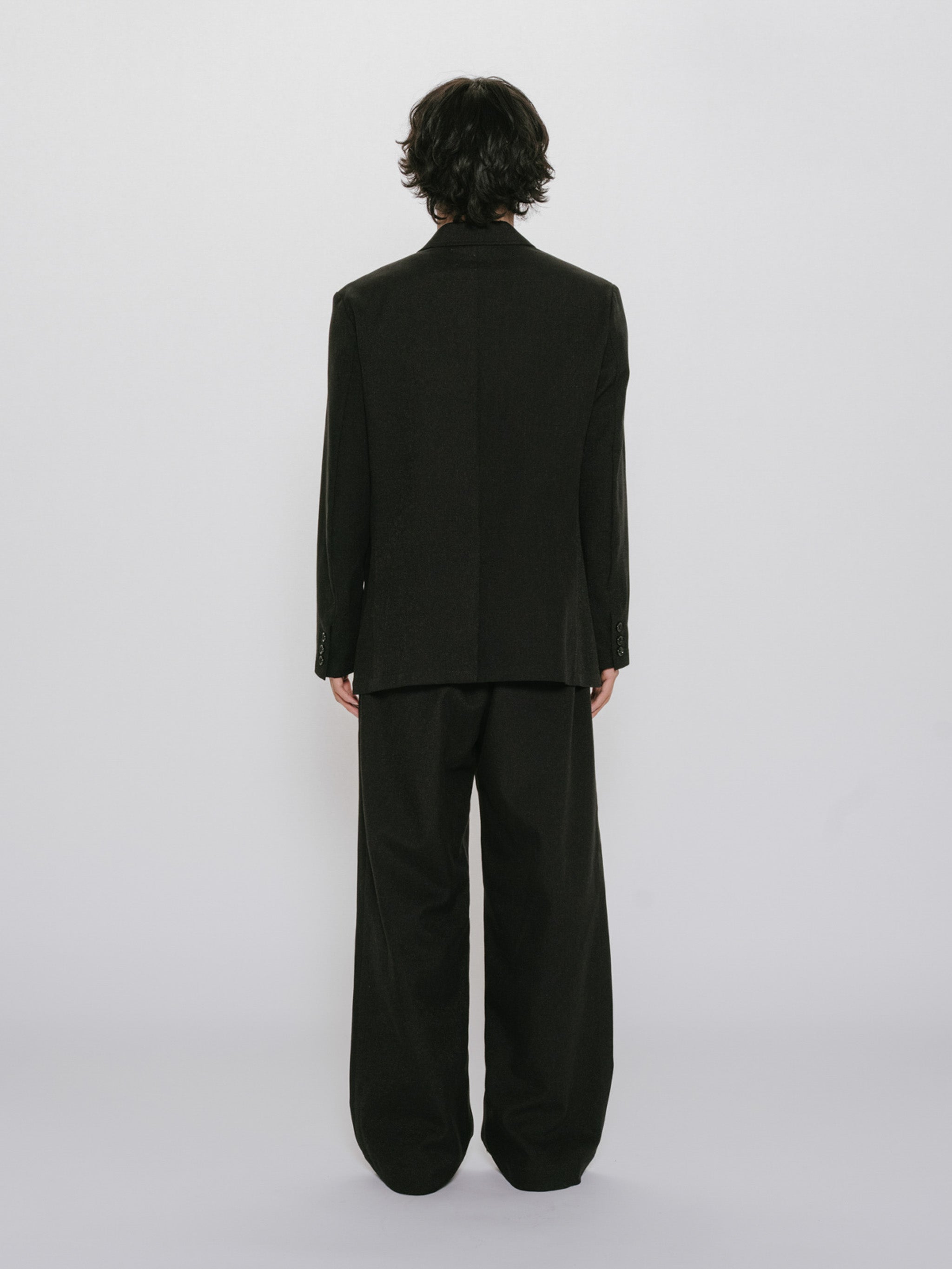 linen blend tailored jacket